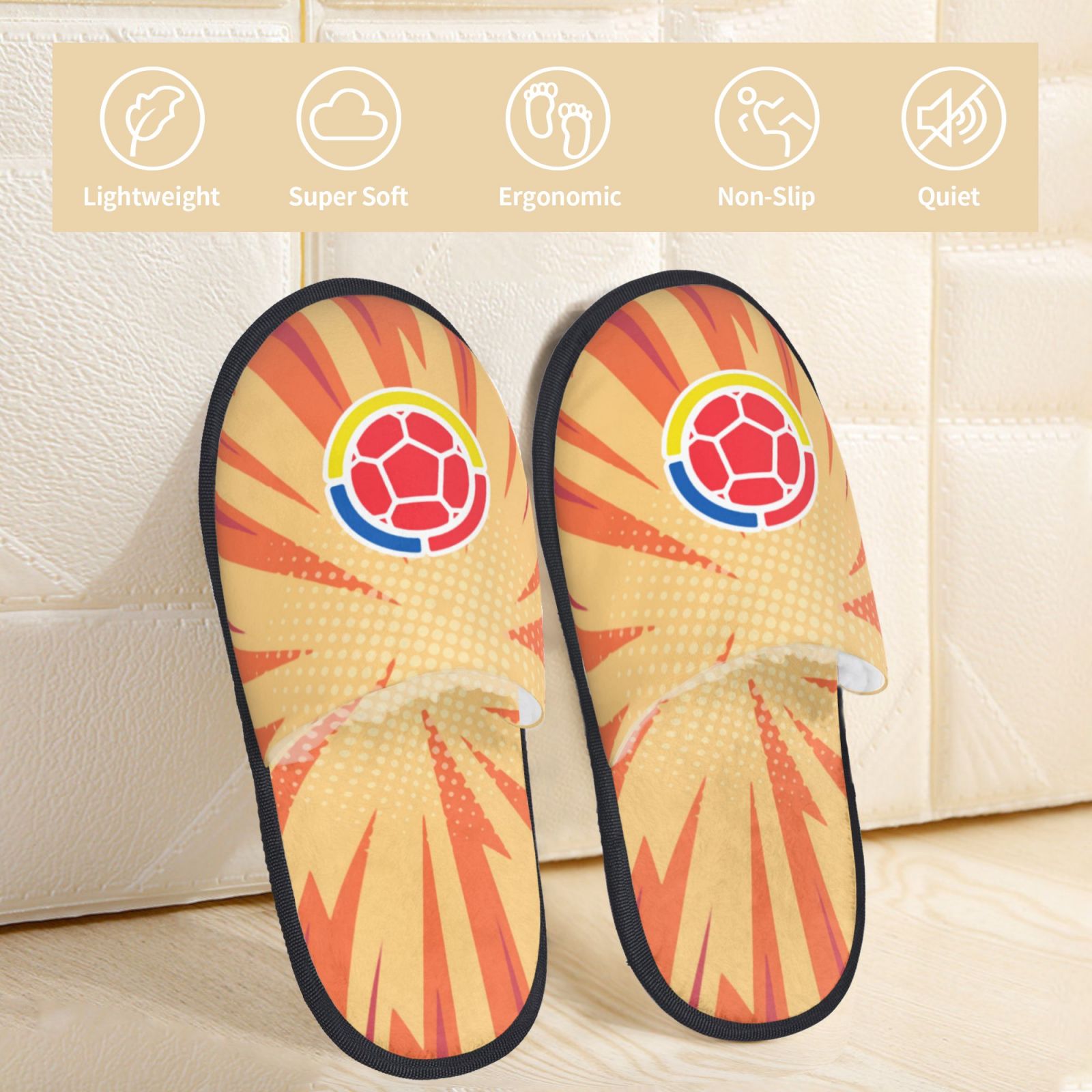 Colombia Cotton Slippers FSP2224 - Soccerfana