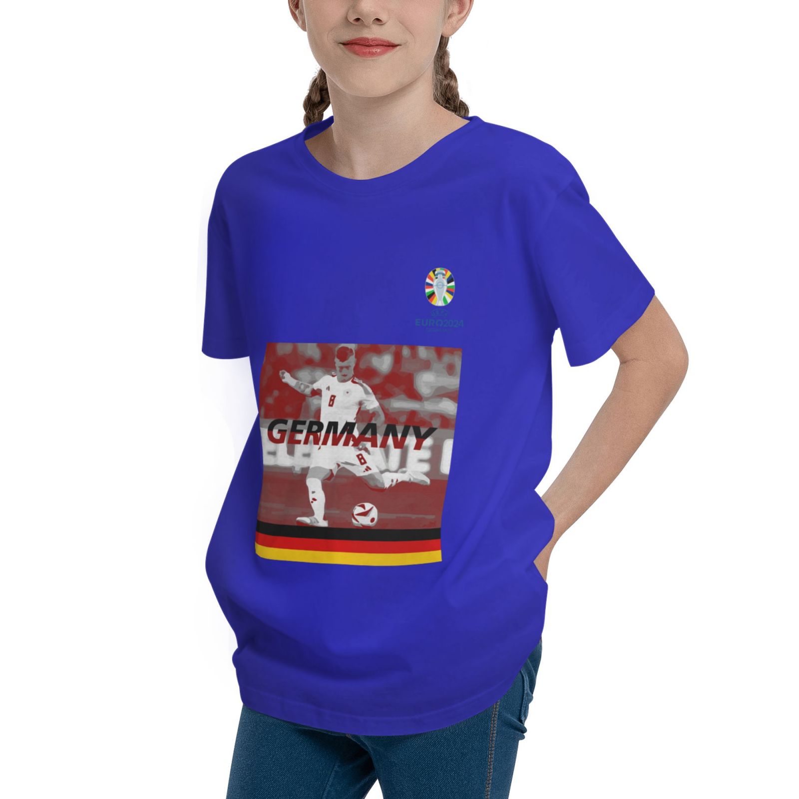Kid's Germany EURO 2024 Teenage T-shirt TET1710 - Soccerfana