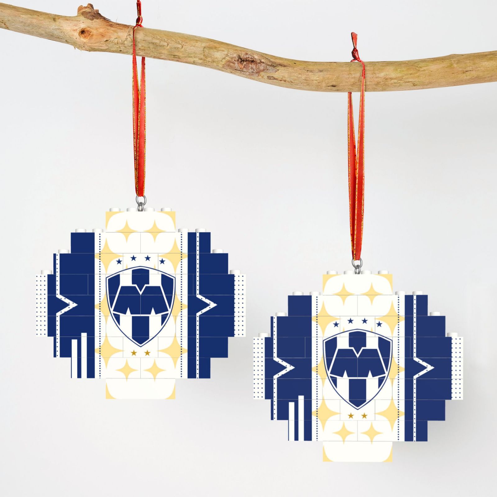 Monterrey Building Block Puzzle Ornament BBP2168 - Soccerfana