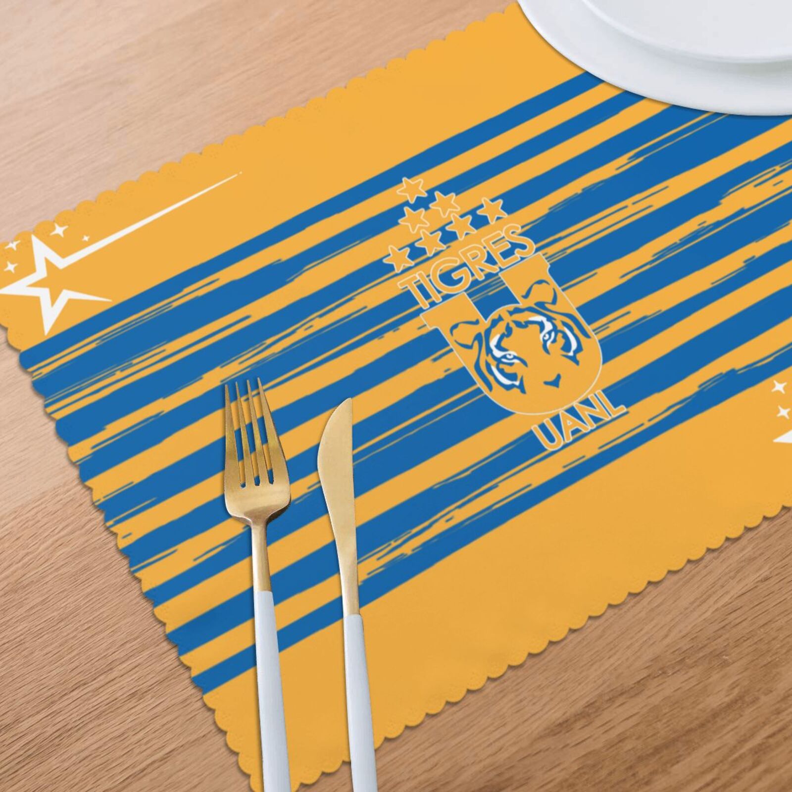 Tigres UANL Placemat Set Of 6 PFD2261 - Soccerfana