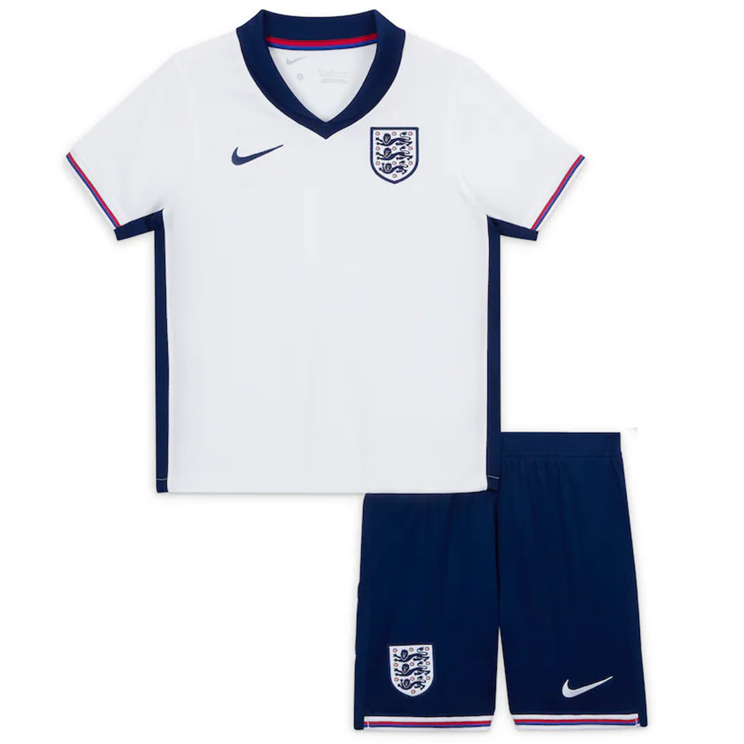 Kid's England Home Jersey+Shorts EURO 2024 - Soccerfana