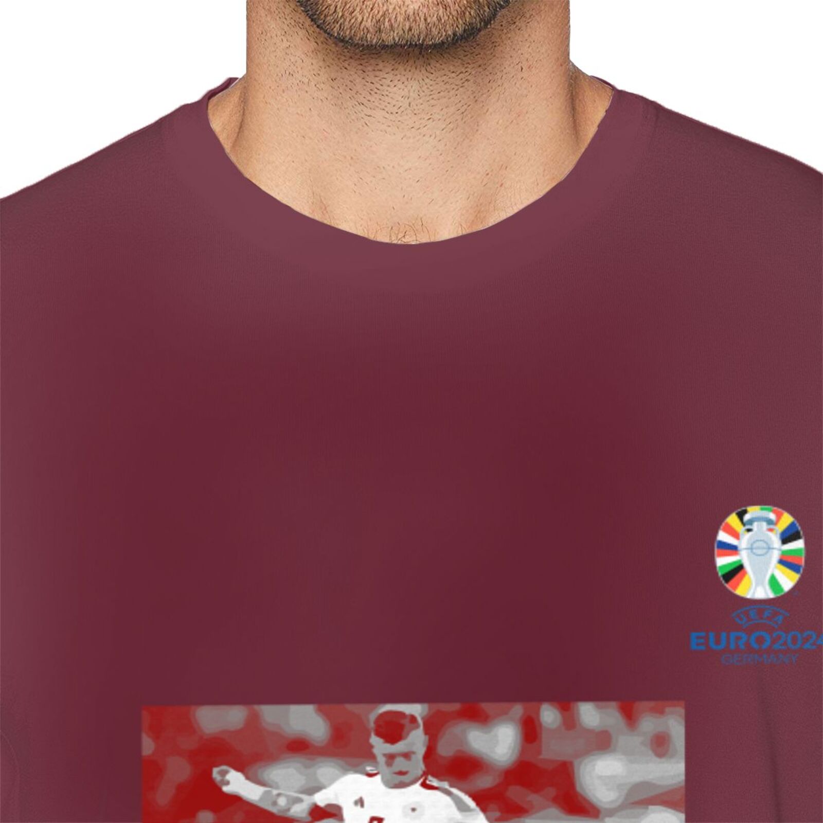 Men's Germany EURO 2024 Basic Short Sleeve T-Shirt BST1704 - Soccerfana