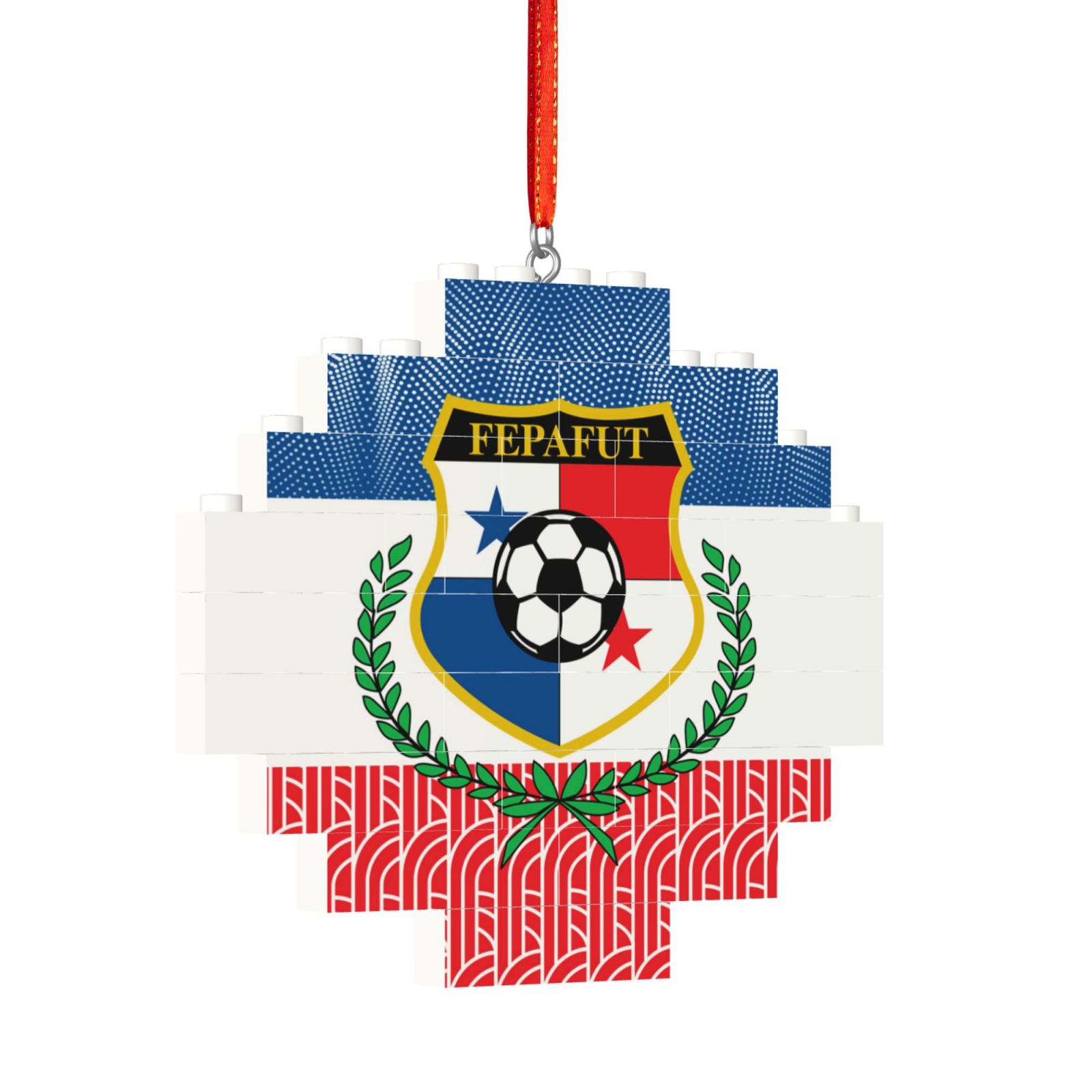 Panama Building Block Puzzle Ornament BBP2190 - Soccerfana