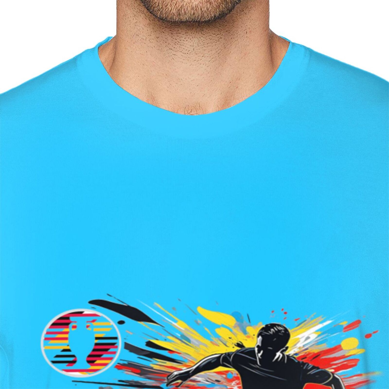 Men's Germany EURO 2024 Basic Short Sleeve T-Shirt BST1748 - Soccerfana