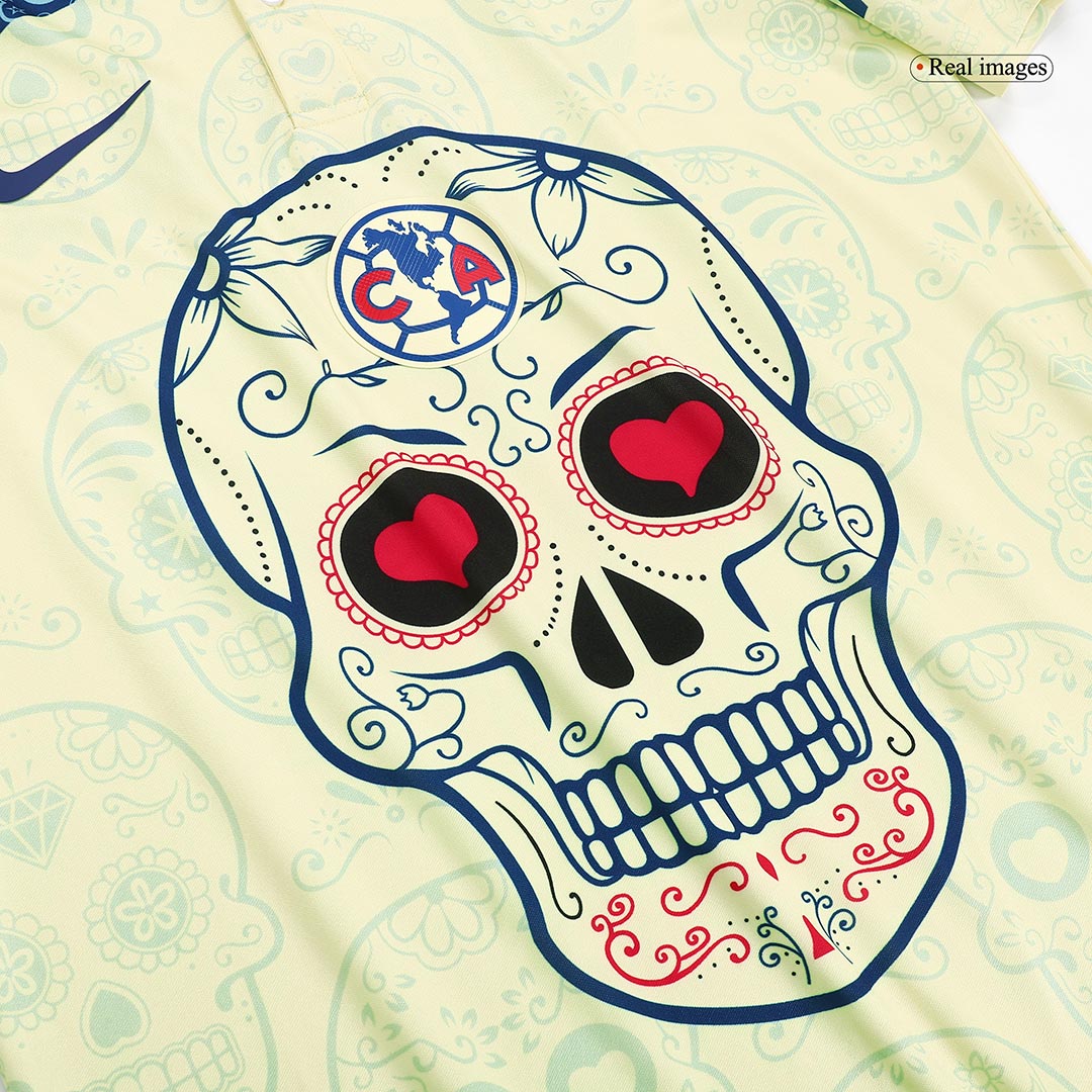 Club America Yellow Day of the Dead Jersey 23/24 - Soccerfana
