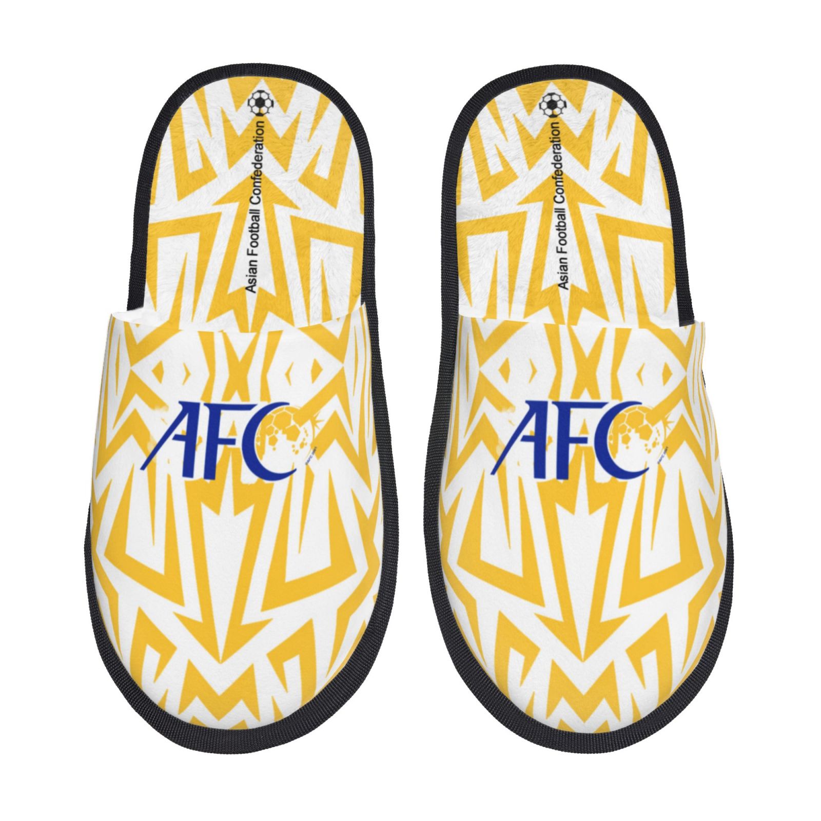 Asian Football Confederation Cotton Slippers FSP2343 - Soccerfana