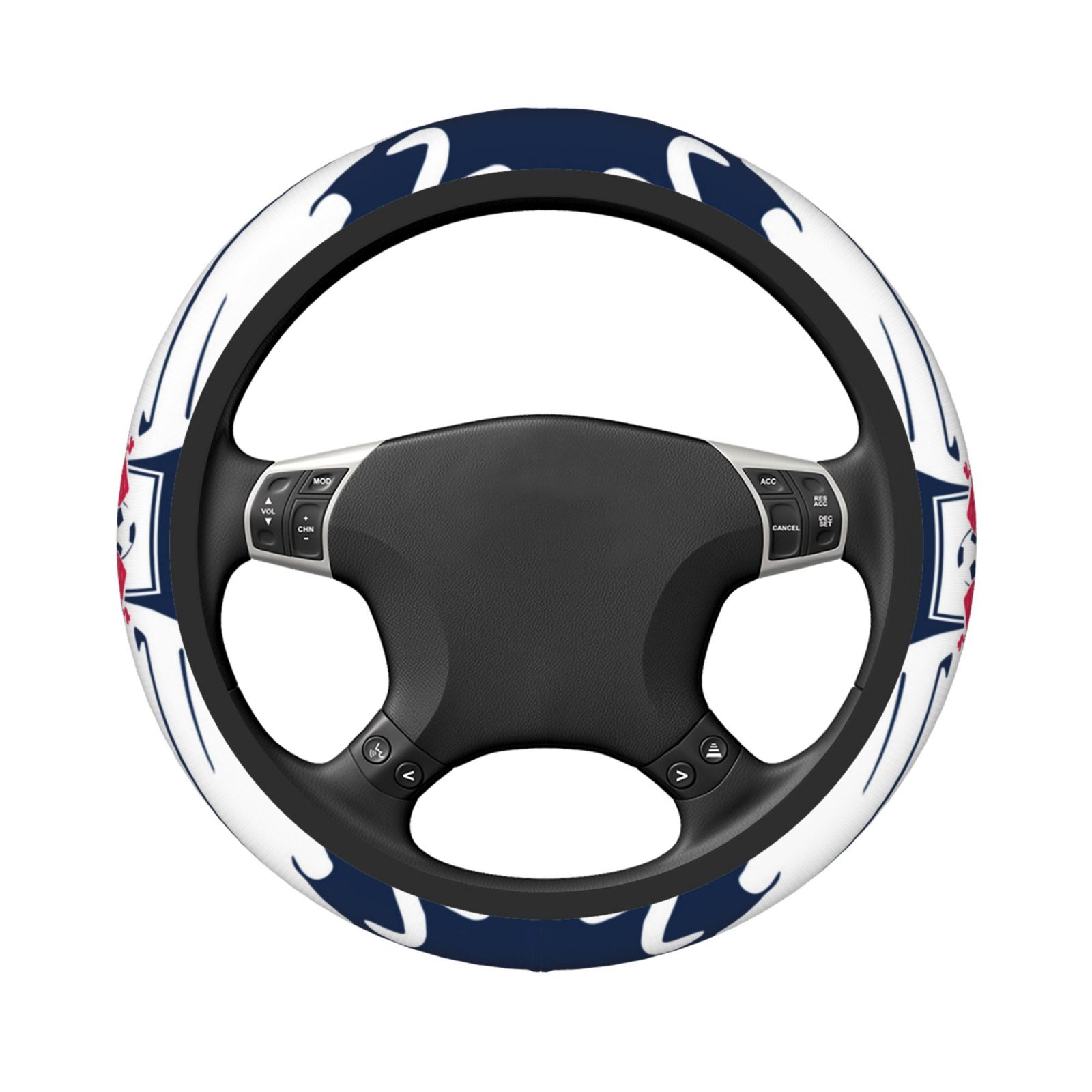 RB Leipzig Steering Wheel Cover ESW2447 - Soccerfana