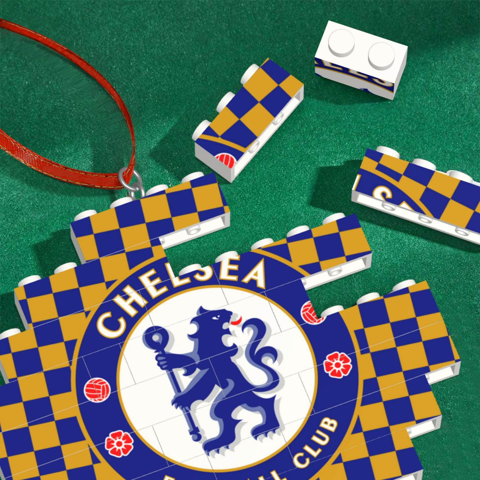 Chelsea Building Block Puzzle Ornament BBP2171 - Soccerfana