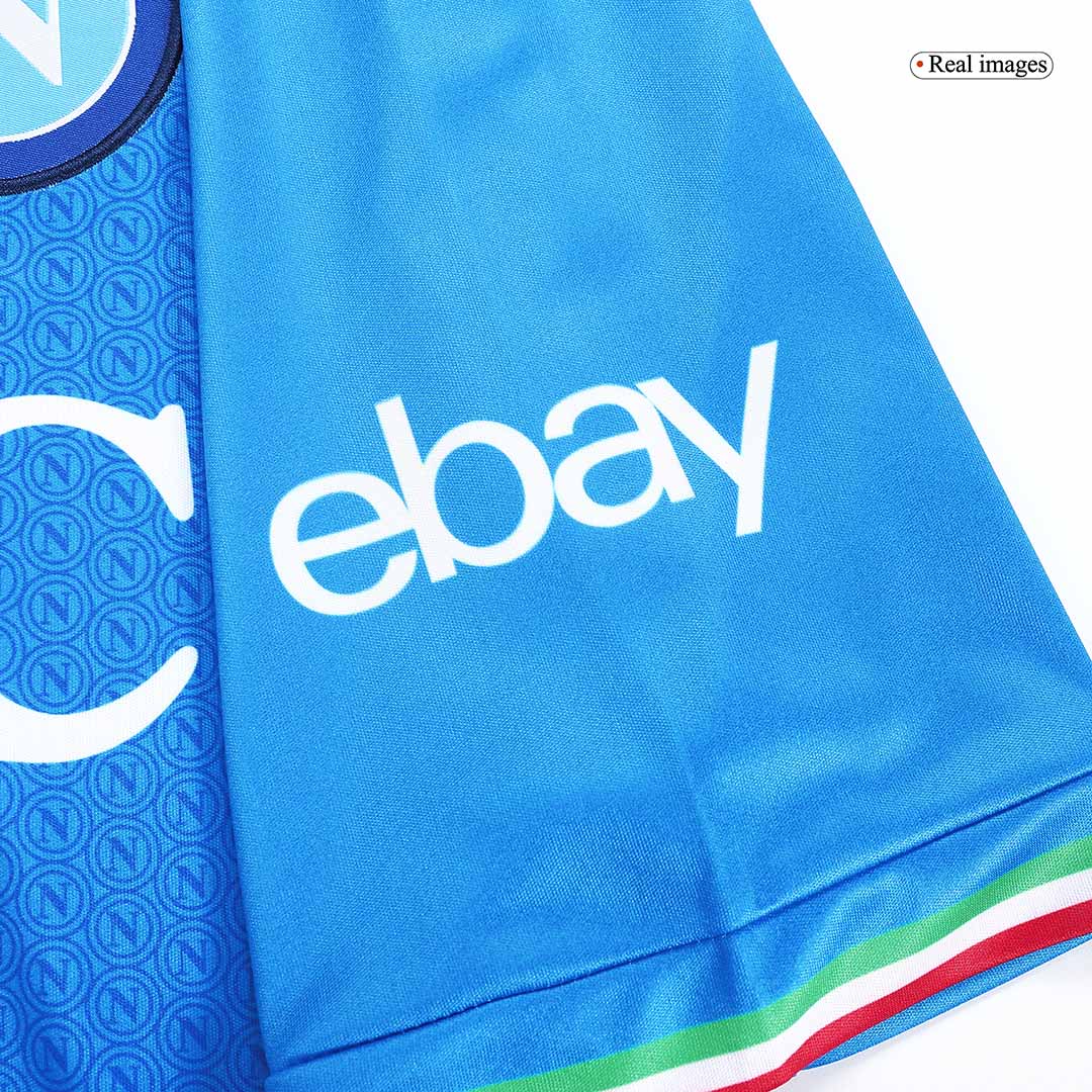 Kid's SSC Napoli Home Jersey+Shorts 23/24 - Soccerfana