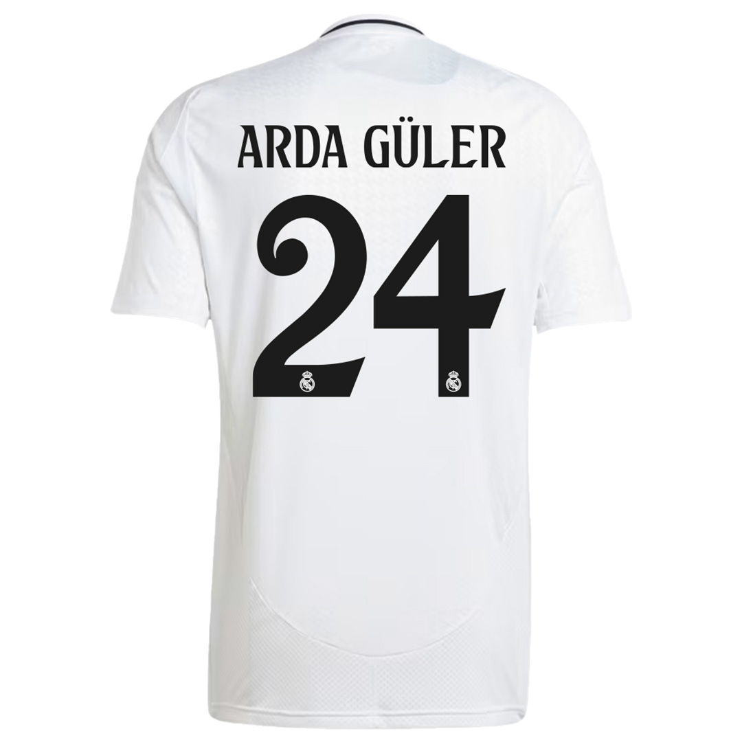 ARDA GÜLER #24 Real Madrid Home Jersey 2024/25 - Soccerfana