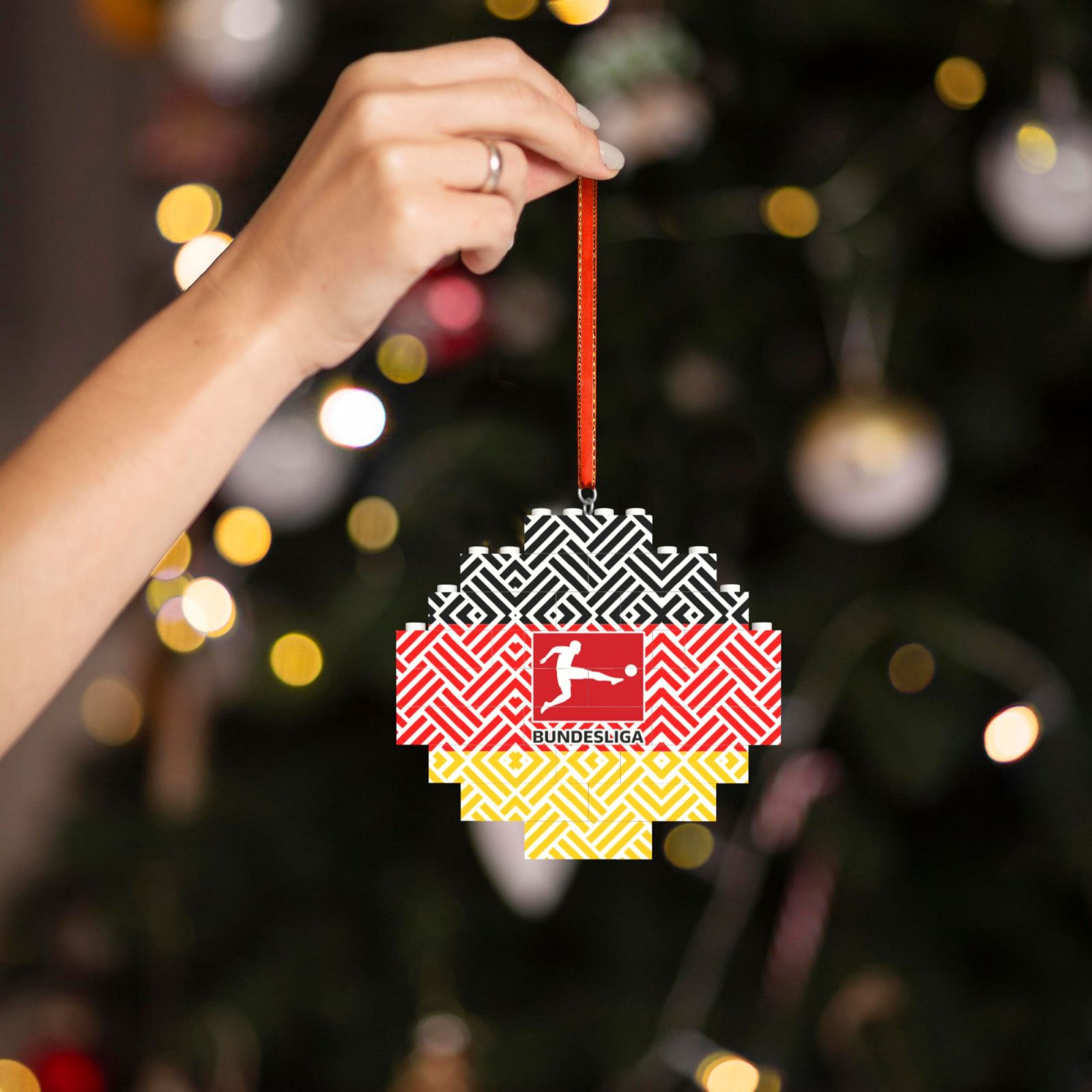 Germany Football League Building Block Puzzle Ornament BBP2027 - Soccerfana