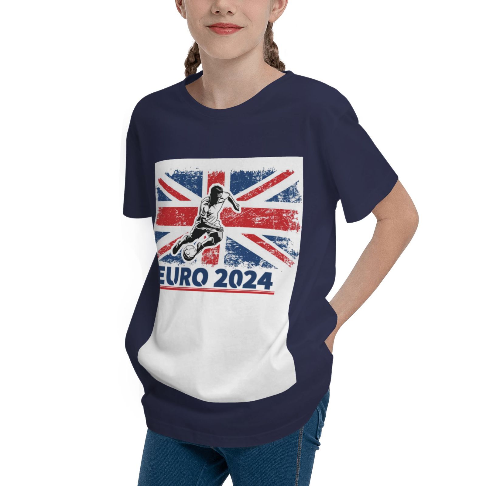 Kid's England EURO 2024 Teenage T-shirt TET1754 - Soccerfana