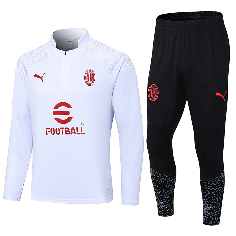 AC Milan Long Sleeve Track Suit 23/24 MEN577 - Soccerfana