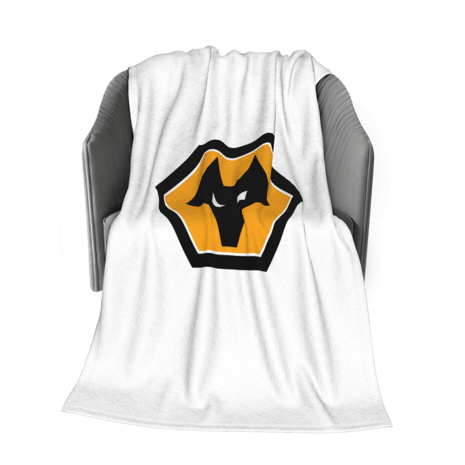 Wolverhampton Wanderers Flannel Blanket FLB1553 - Soccerfana