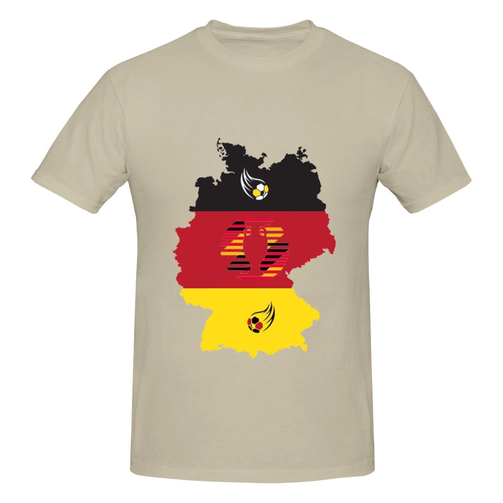 Men's Germany EURO 2024 Basic Short Sleeve T-Shirt BST1770 - Soccerfana