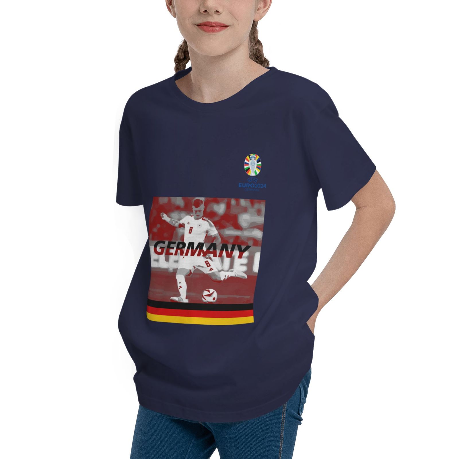 Kid's Germany EURO 2024 Teenage T-shirt TET1710 - Soccerfana