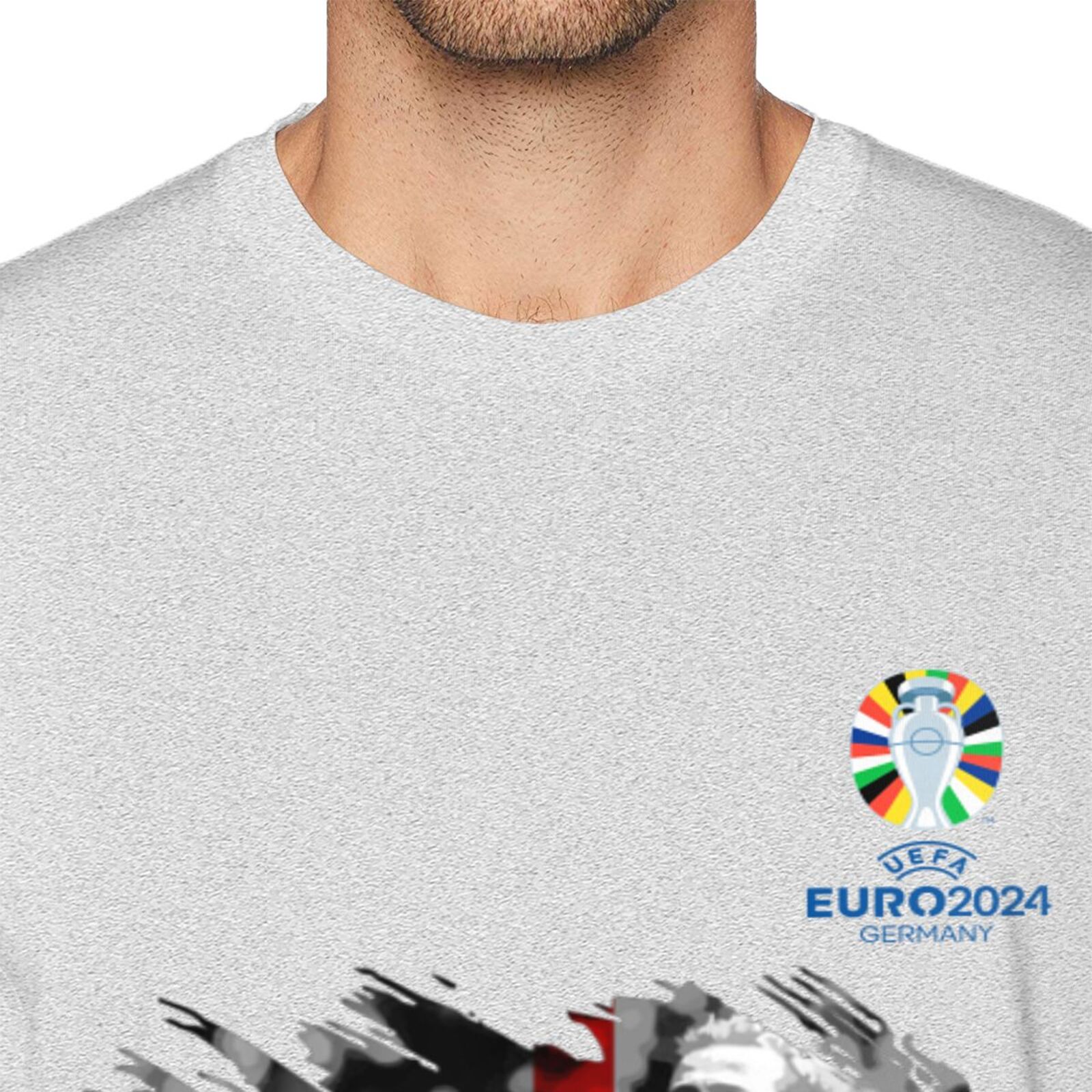 Men's England EURO 2024 Basic Short Sleeve T-Shirt BST1713 - Soccerfana