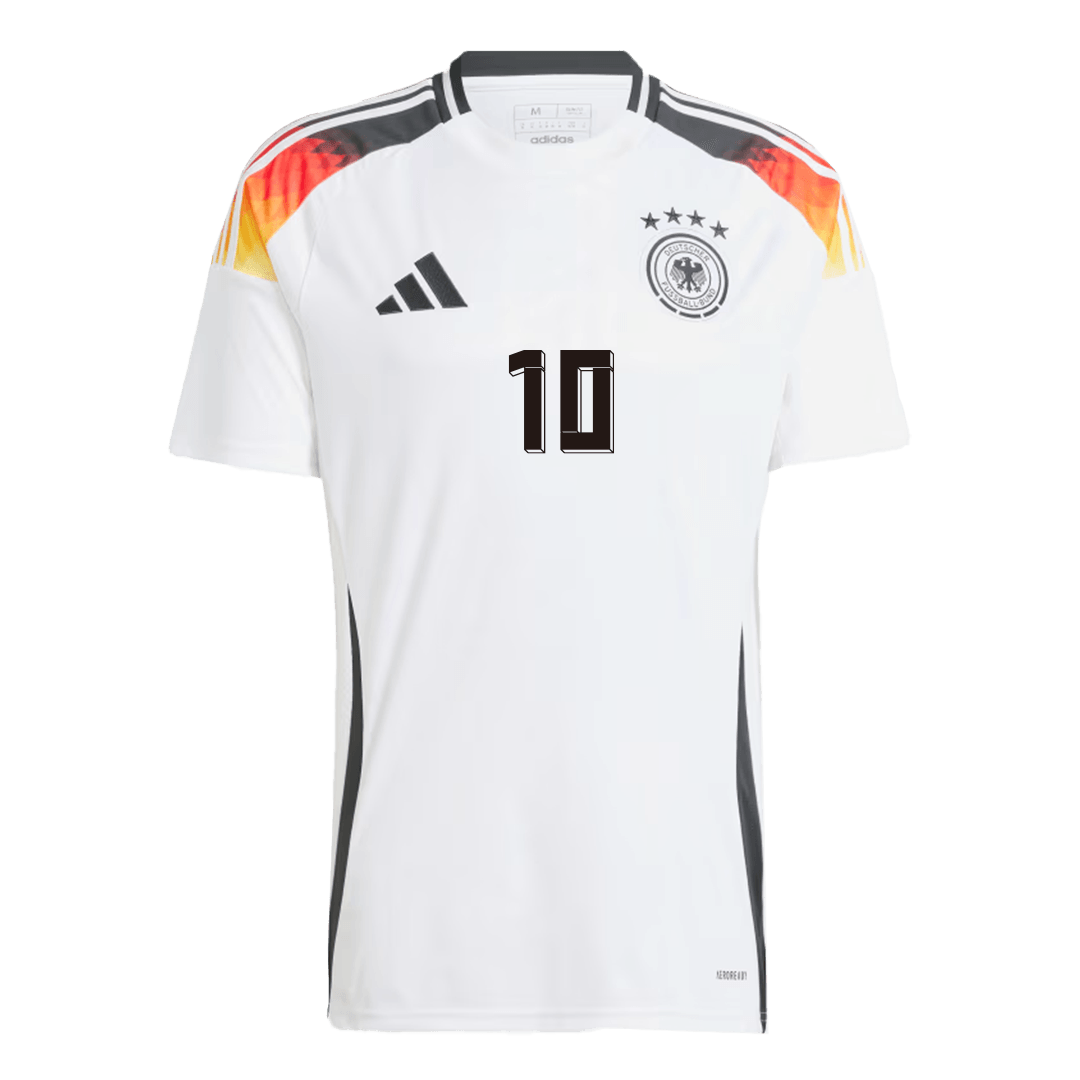 Jamal Musiala #10 Germany Home Jersey EURO 2024 - Soccerfana