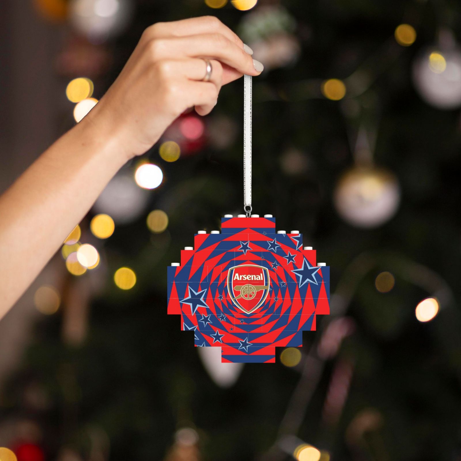 Arsenal Building Block Puzzle Ornament BBP1985 - Soccerfana