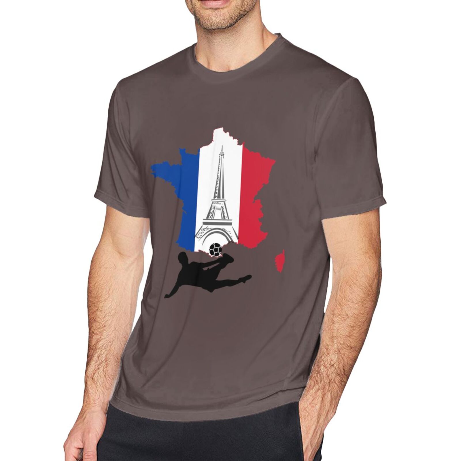 Men's France EURO 2024 Basic Short Sleeve T-Shirt BST1772 - Soccerfana