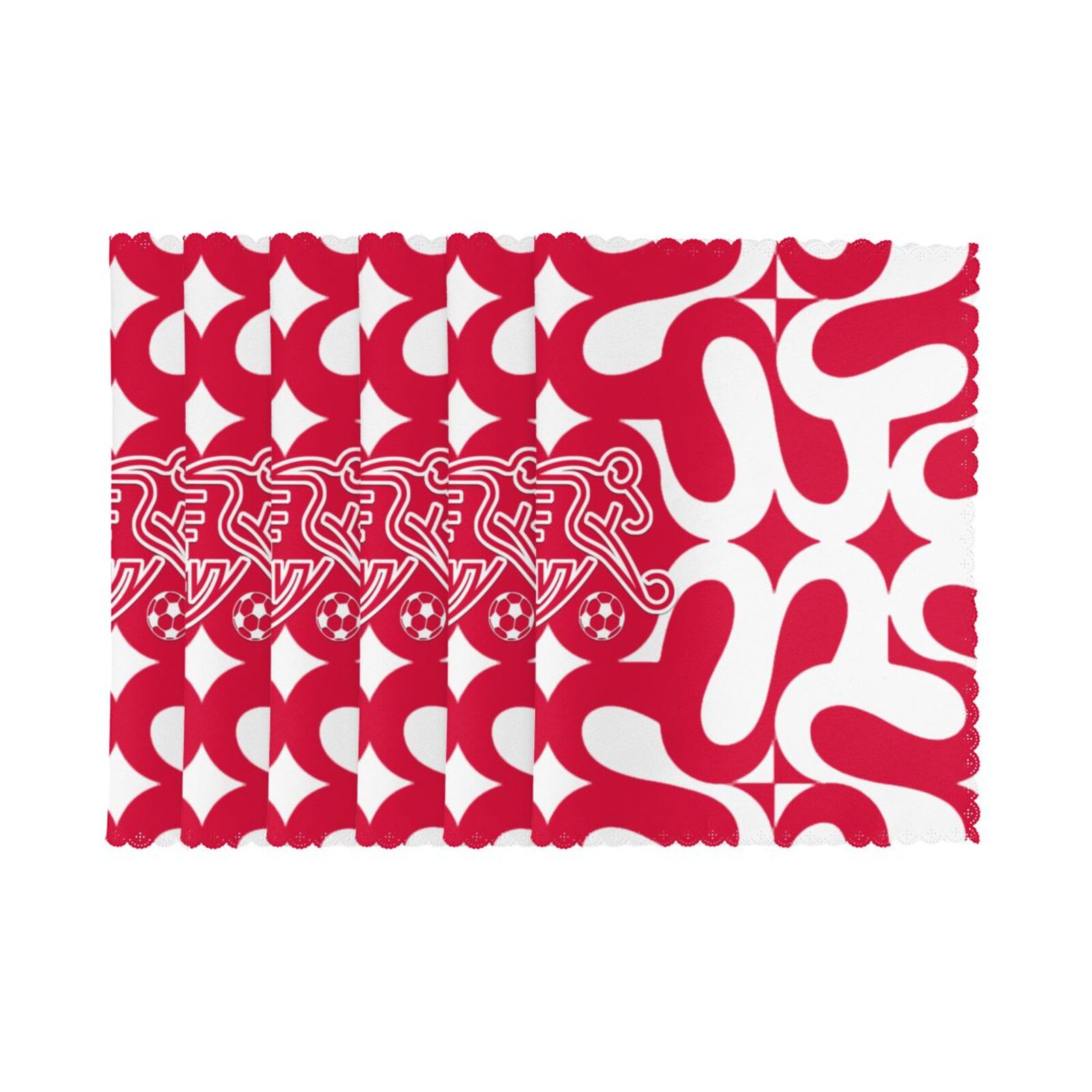 Switzerland Placemat Set Of 6 PFD2265 - Soccerfana