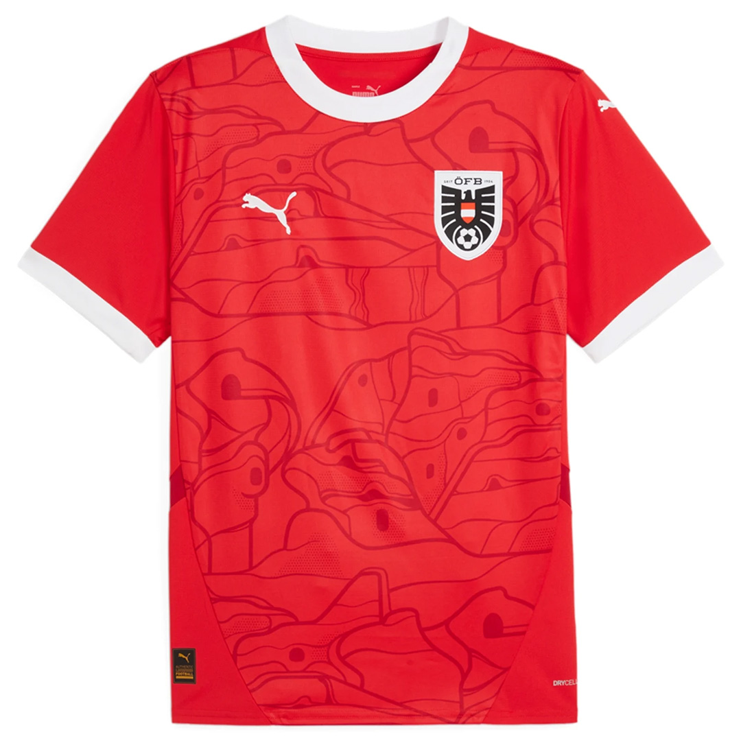 Austria Home Jersey EURO 2024 - Soccerfana
