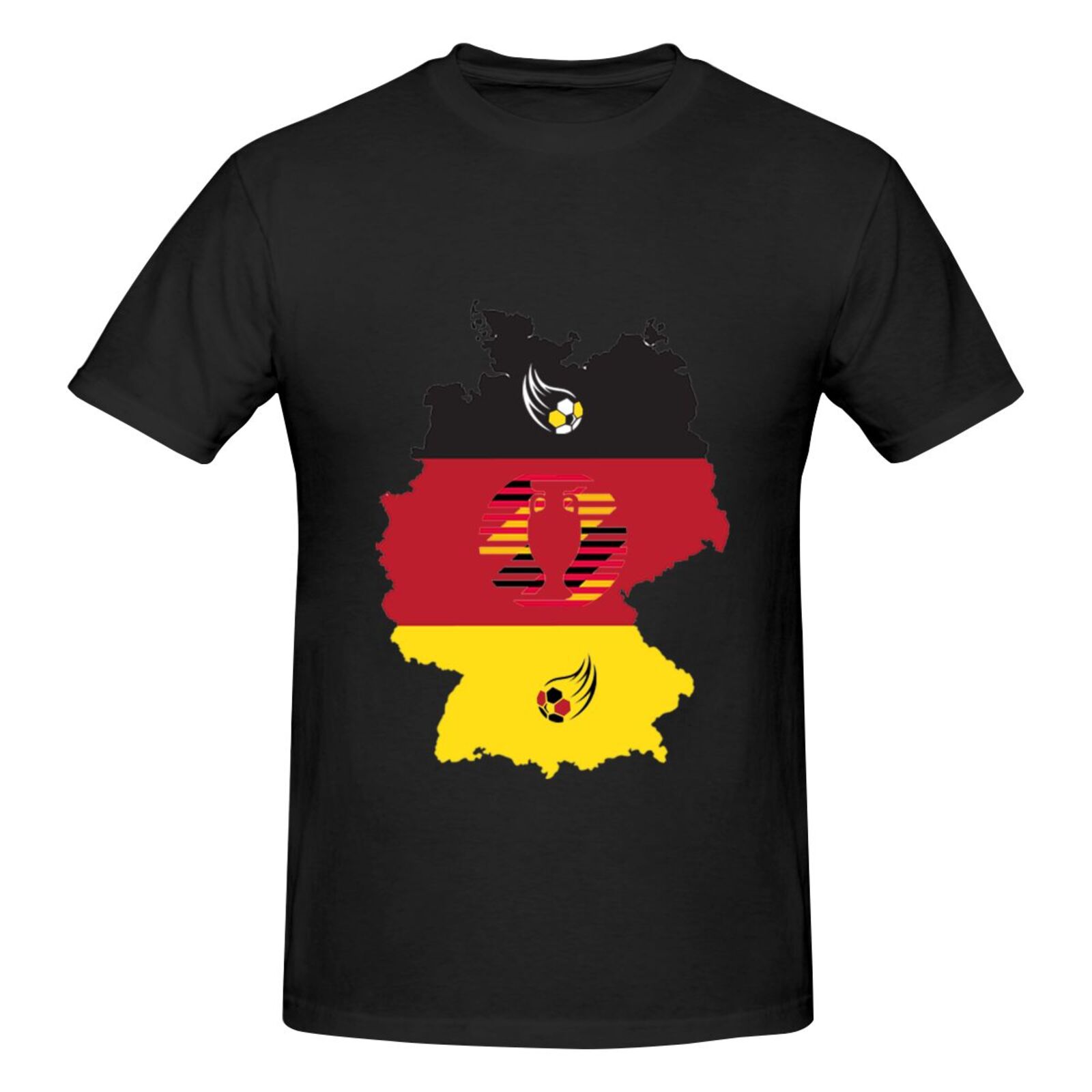 Men's Germany EURO 2024 Basic Short Sleeve T-Shirt BST1770 - Soccerfana