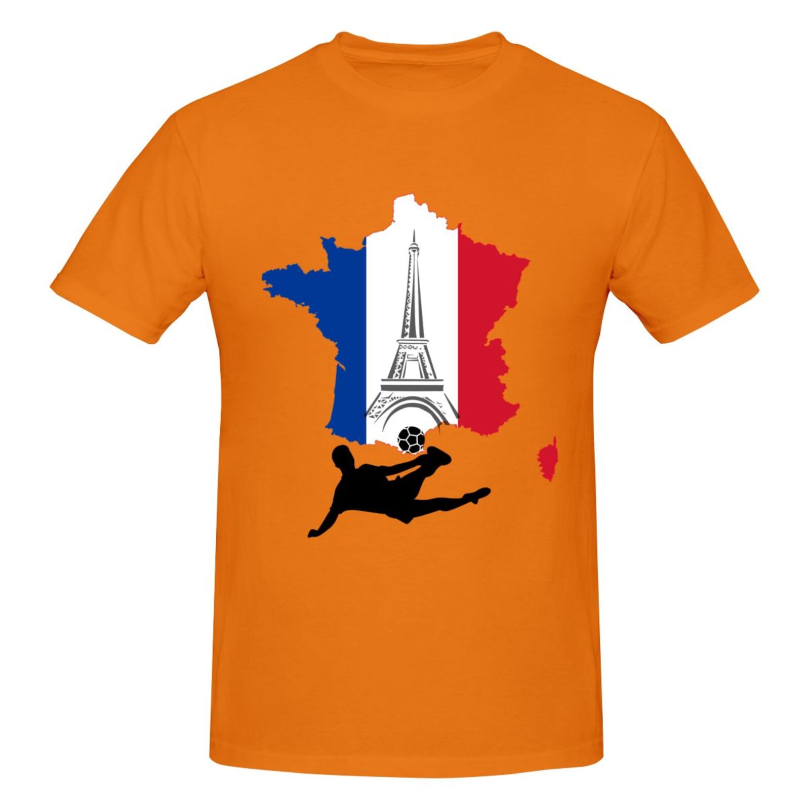 Men's France EURO 2024 Basic Short Sleeve T-Shirt BST1772 - Soccerfana