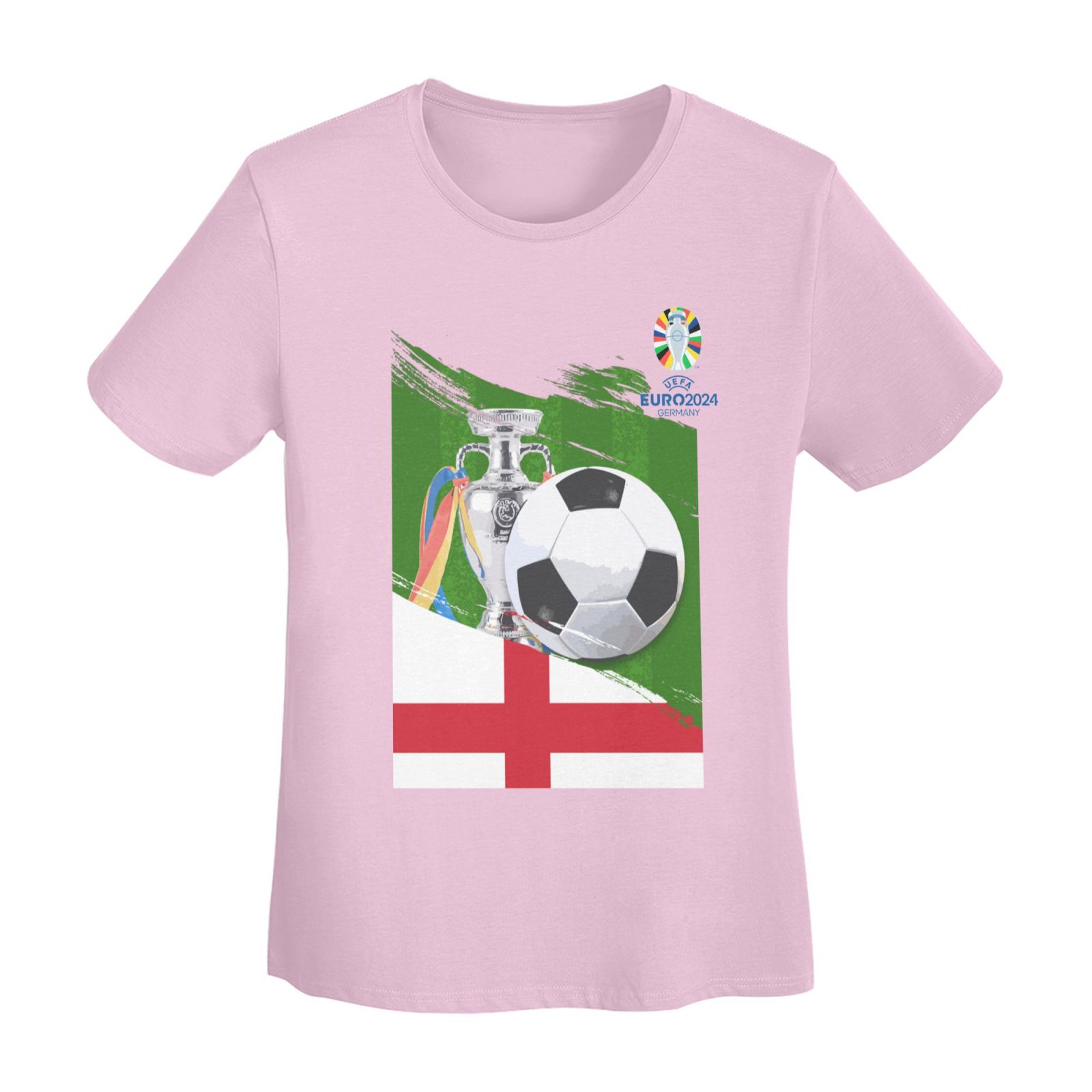 Women's England EURO 2024 Basic Short Sleeve T-Shirt WBT1682 - Soccerfana