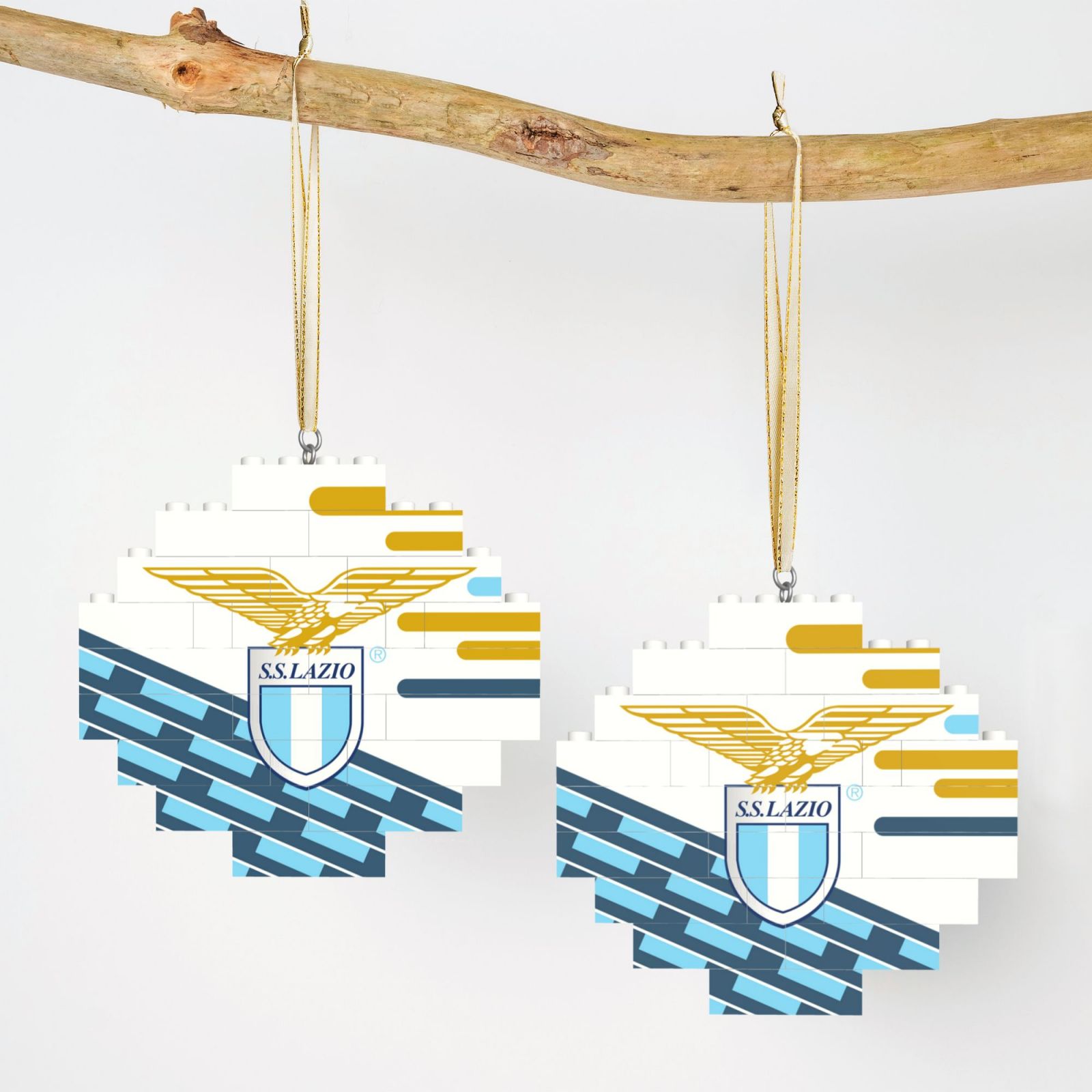 Lazio Building Block Puzzle Ornament BBP2194 - Soccerfana