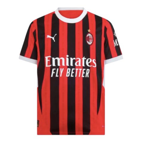 2024-2025 AC Milan Home Shirt - Soccerfana