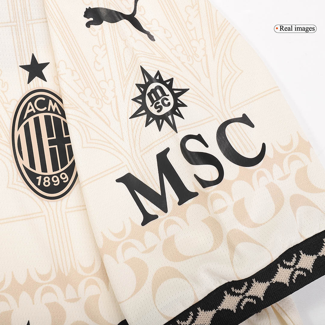 AC Milan x Pleasures Fourth Jersey Light Version 23/24 - Soccerfana