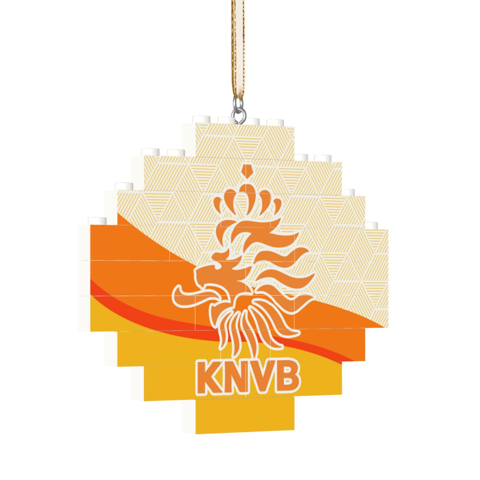 Netherlands Building Block Puzzle Ornament BBP2112 - Soccerfana