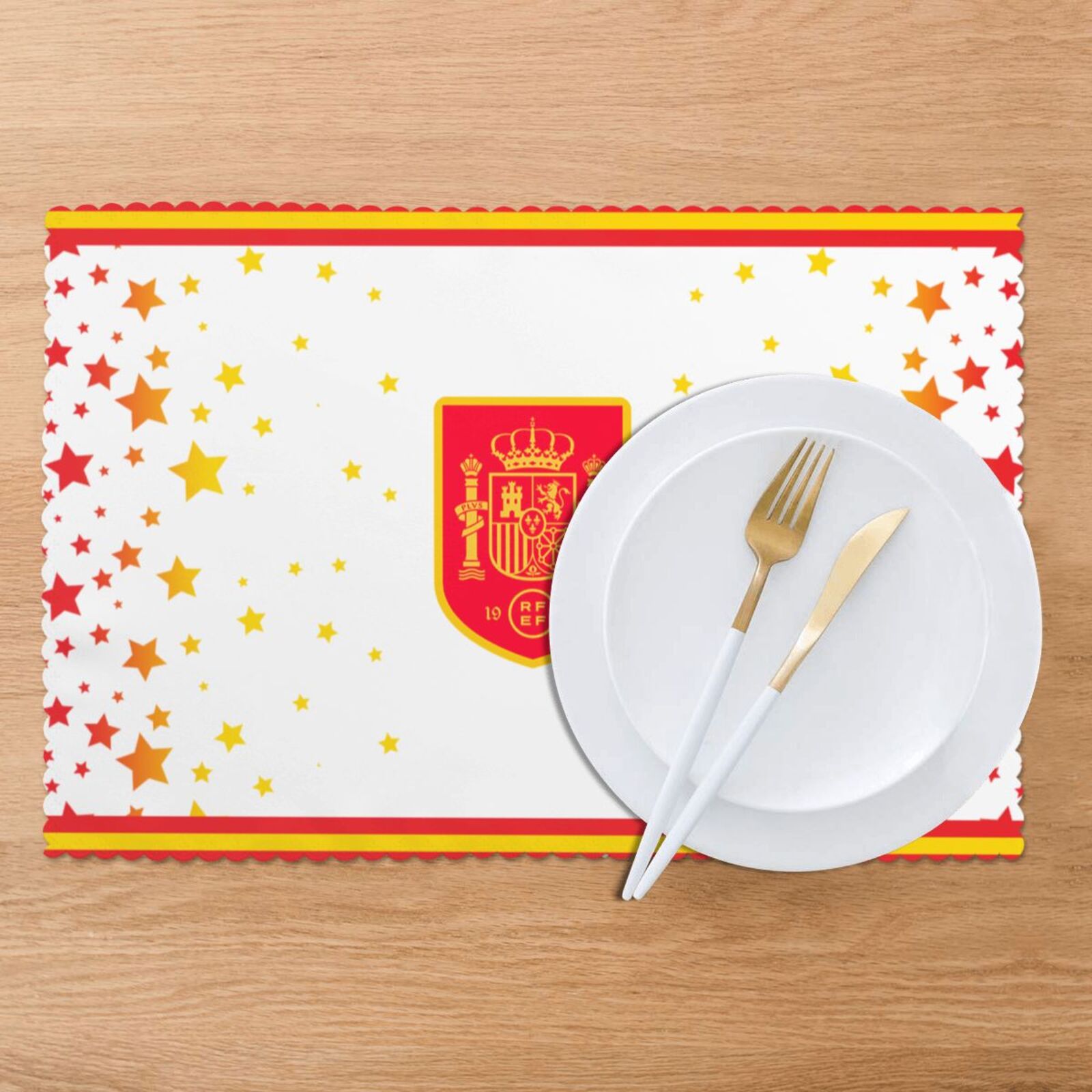 Spain Placemat Set Of 6 PFD2267 - Soccerfana