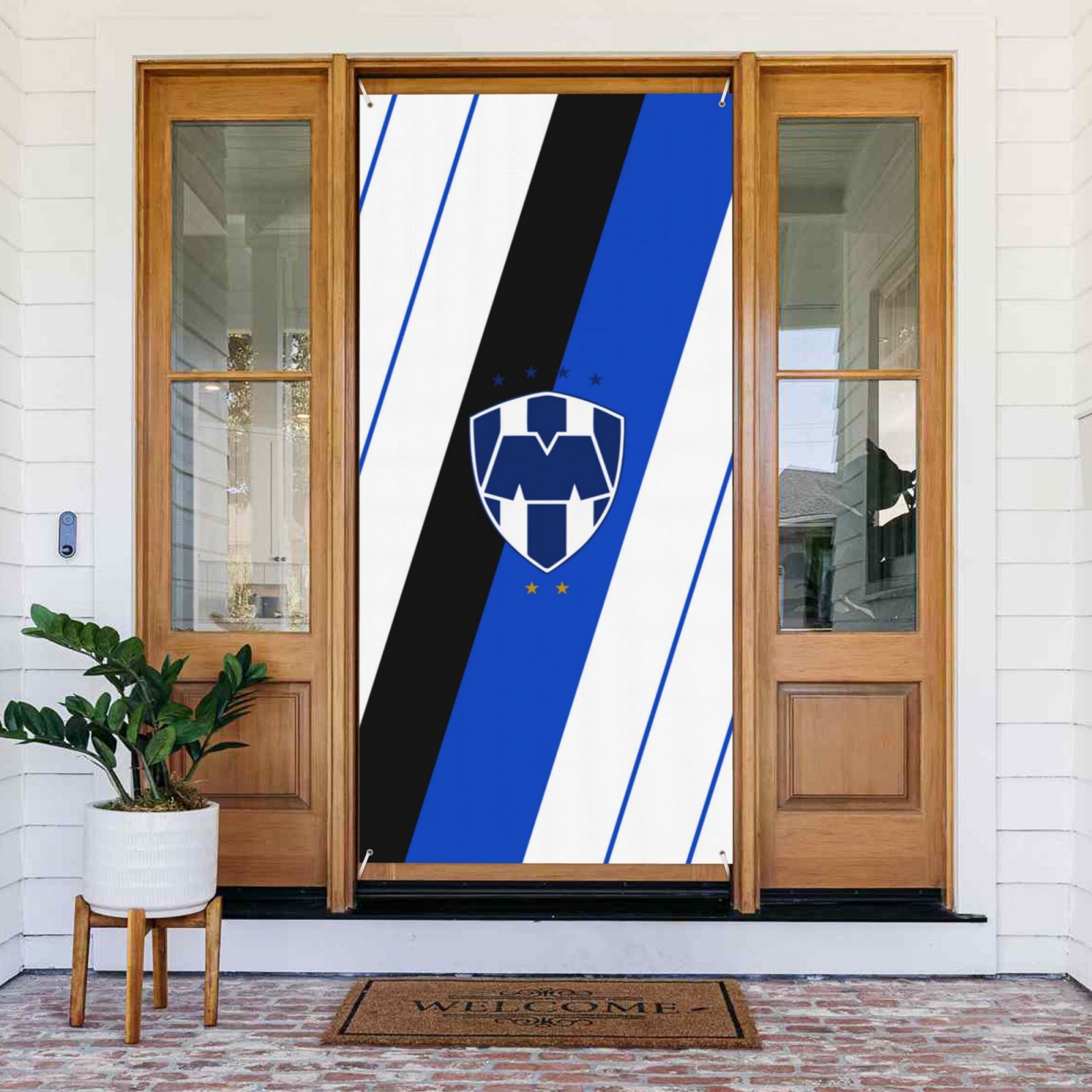 Monterrey Door Cover Decorated Banner DCB2801 - Soccerfana