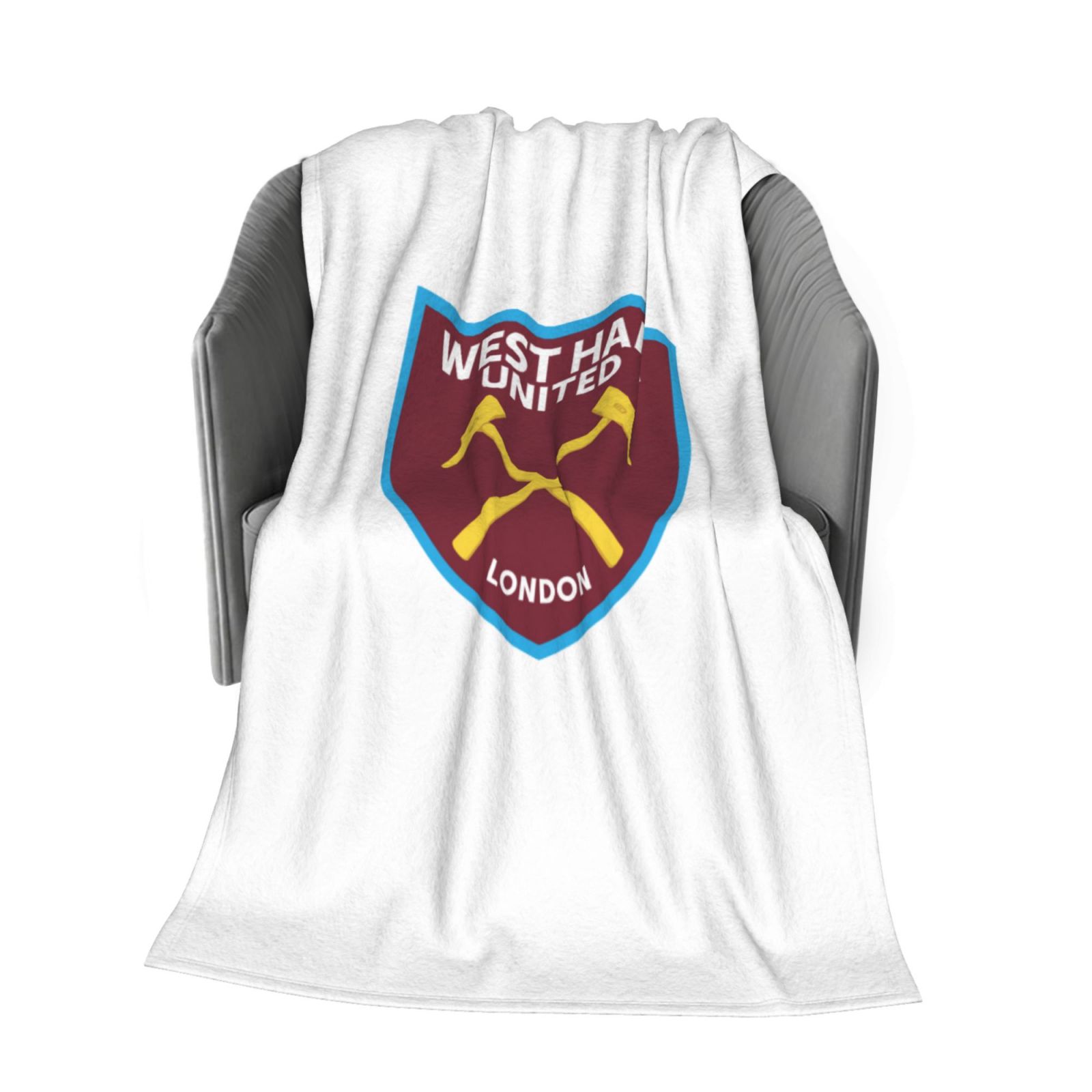 West Ham Flannel Blanket FLB1605 - Soccerfana