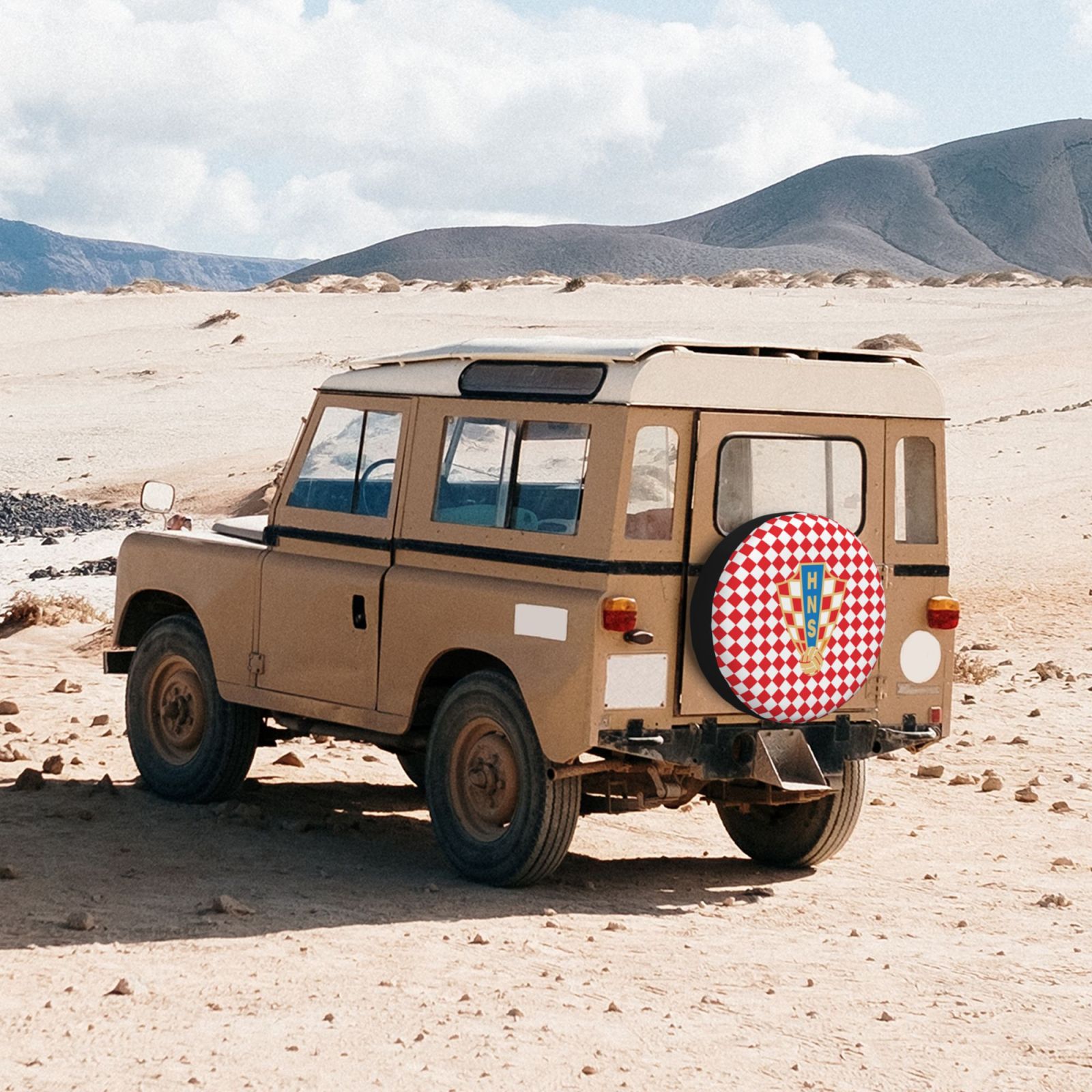 Croatia Car Tire Dust Cover TIC2742 - Soccerfana