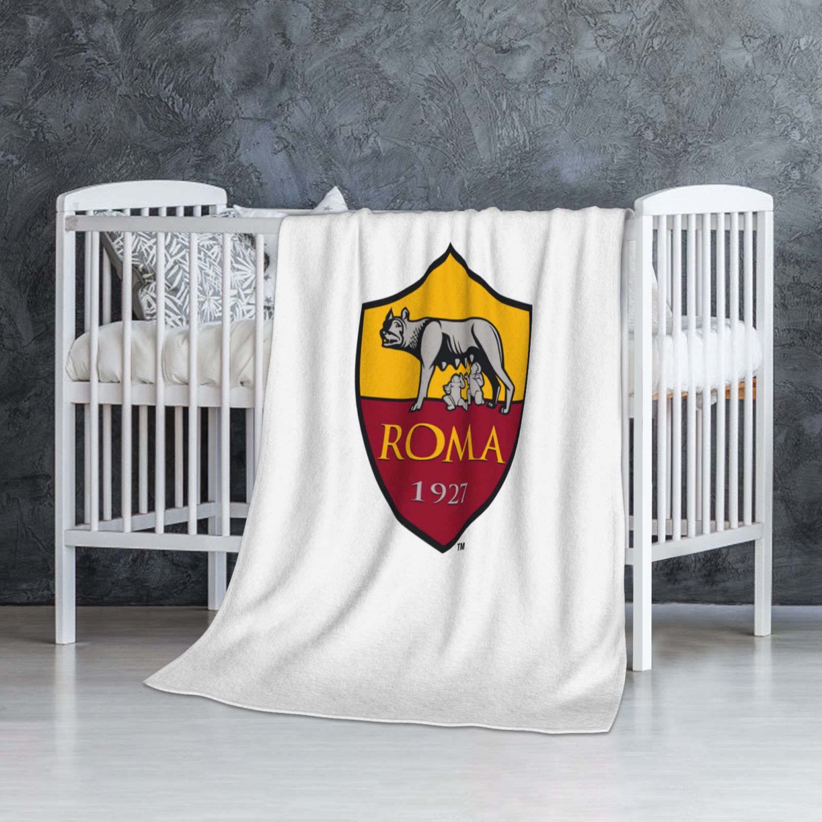 AS Roma Flannel Blanket FLB1593 - Soccerfana