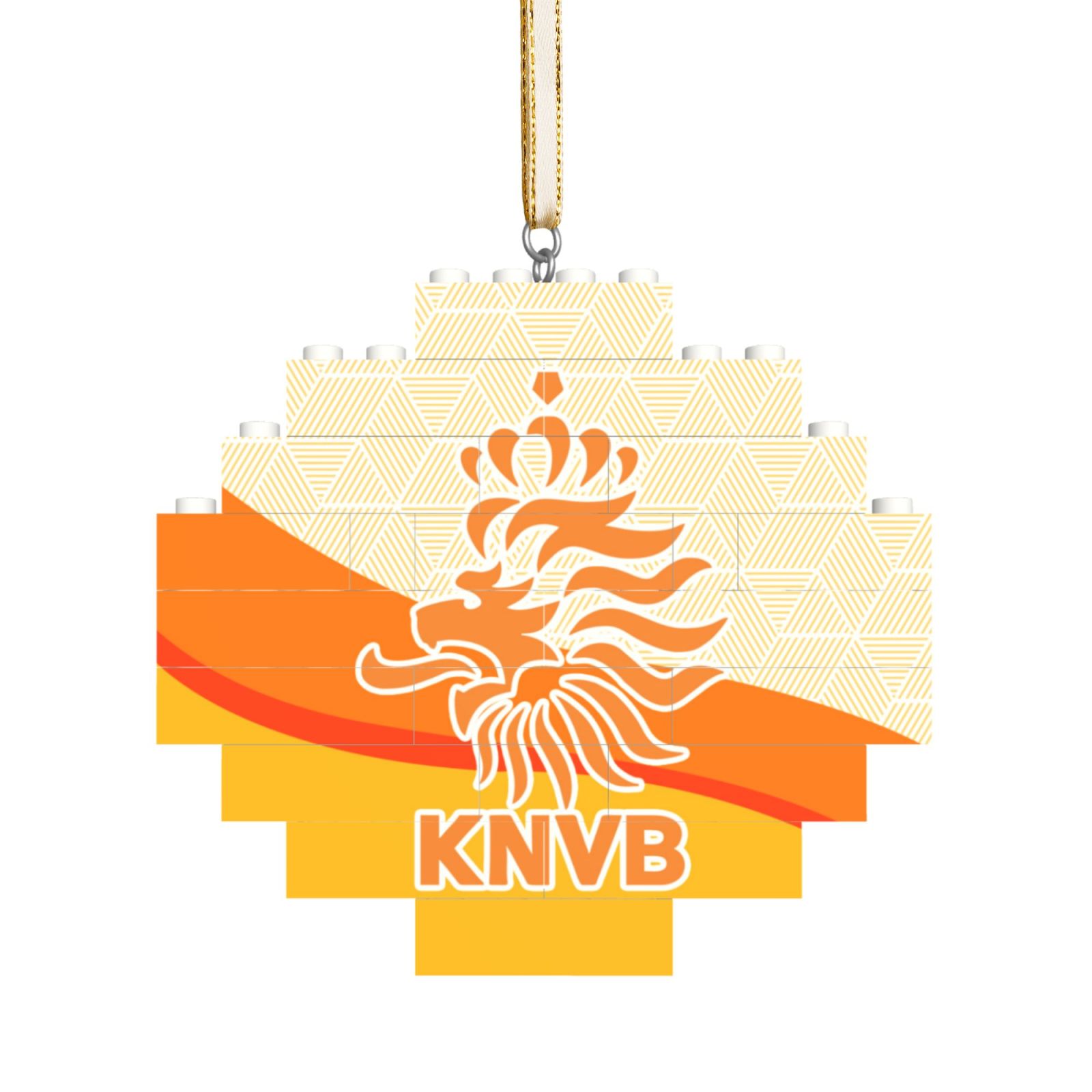 Netherlands Building Block Puzzle Ornament BBP2112 - Soccerfana