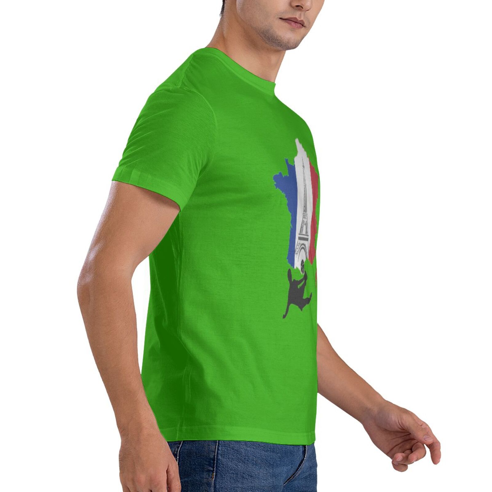 Men's France EURO 2024 Basic Short Sleeve T-Shirt BST1772 - Soccerfana