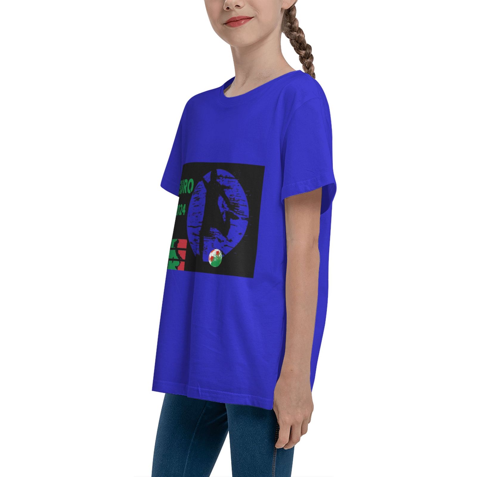 Kid's Italy EURO 2024 Teenage T-shirt TET1757 - Soccerfana