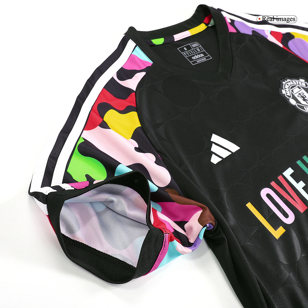 Manchester United Love Unites Pre-Match Jersey 23/24 - Soccerfana