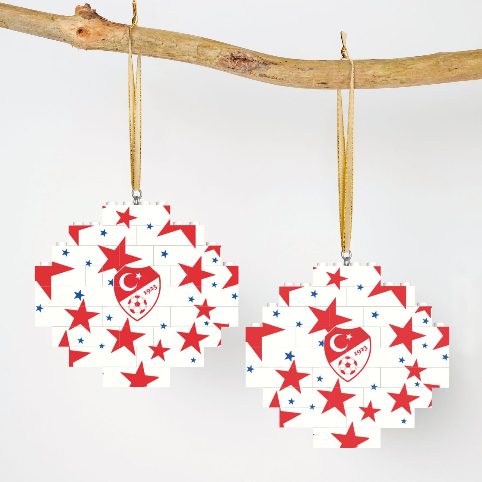 Turkey Building Block Puzzle Ornament BBP1995 - Soccerfana