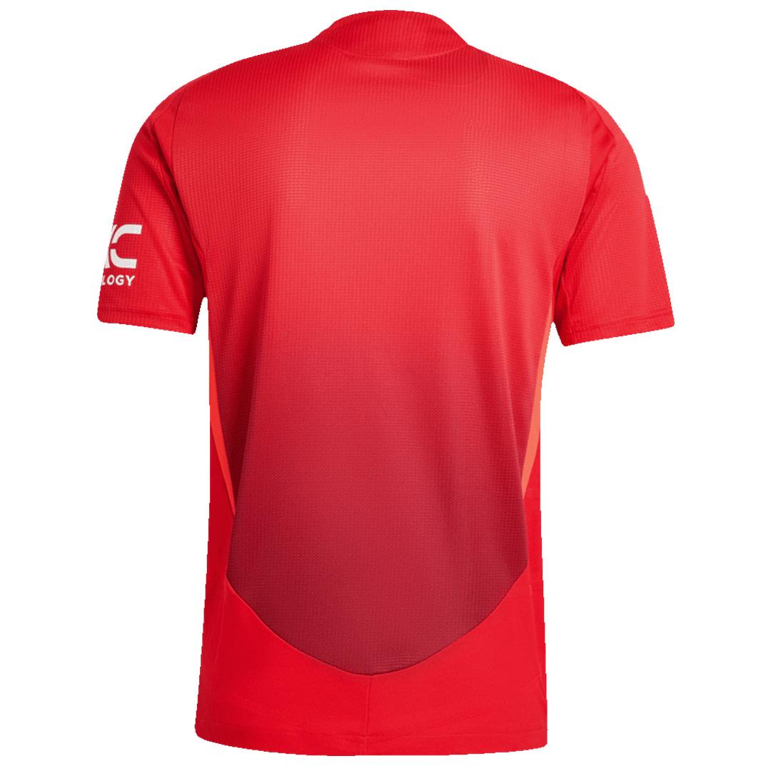 Manchester United Home Jersey Player Version 2024/25 - Soccerfana