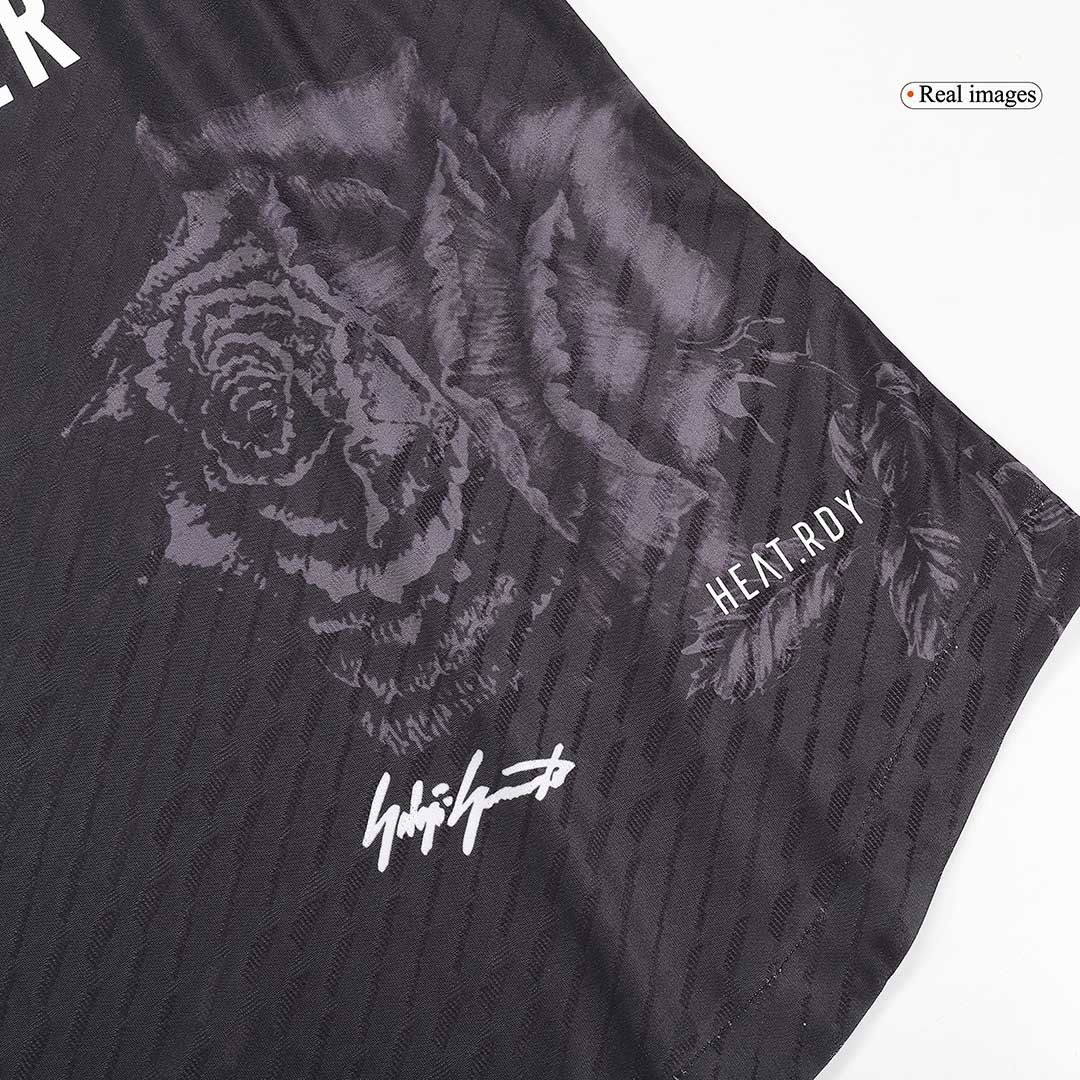 Real Madrid Y-3 Fourth Jersey Black Player Version 23/24 - Soccerfana