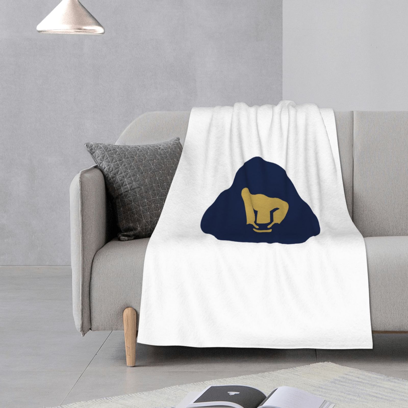 Pumas UNAM Flannel Blanket FLB1572 - Soccerfana