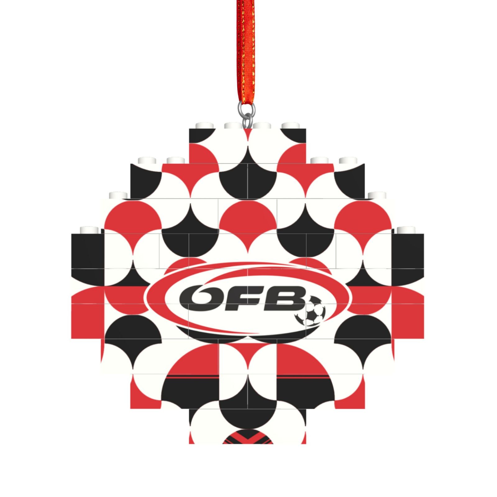 Austria Building Block Puzzle Ornament BBP2001 - Soccerfana