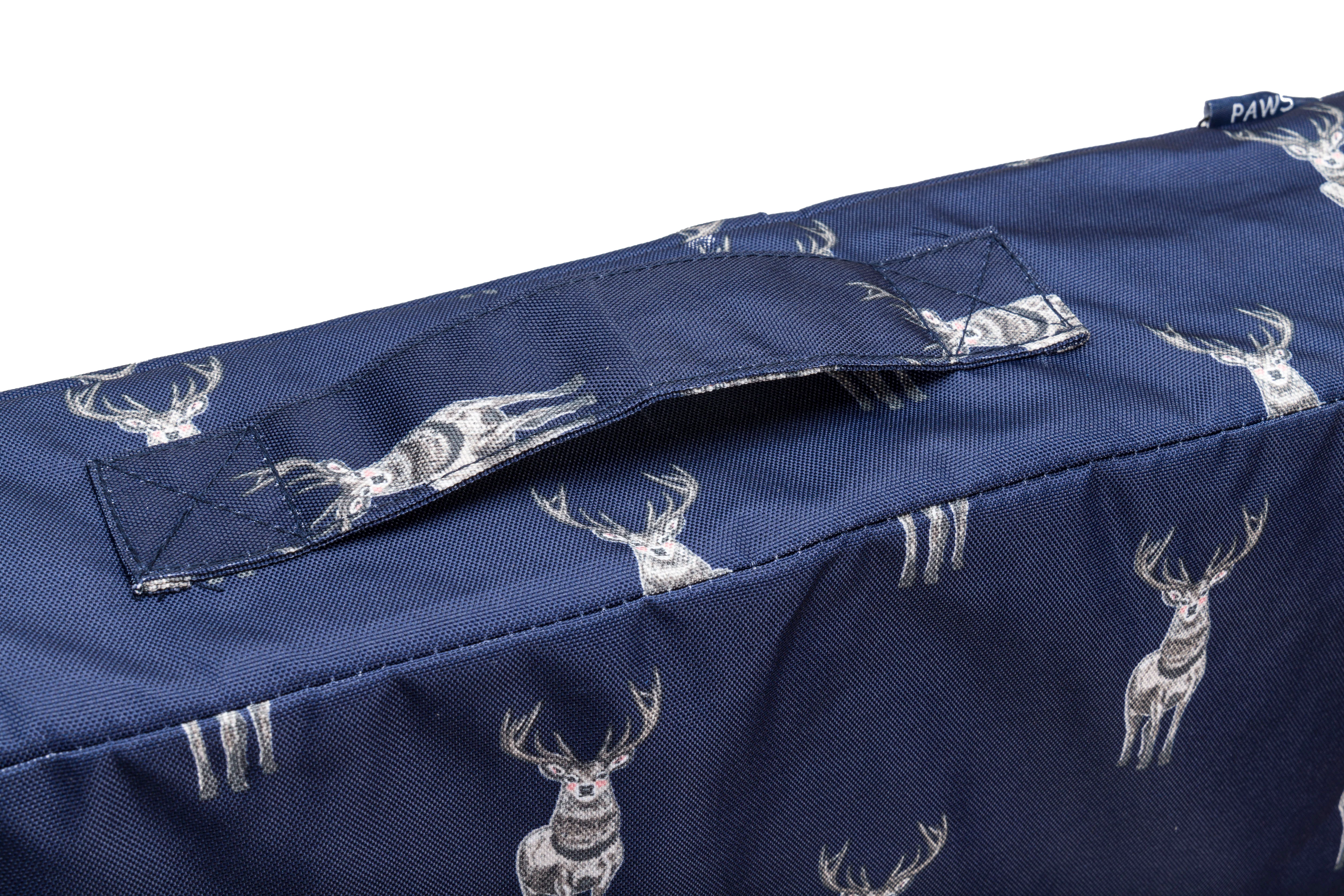 House of Paws Navy Stag Water Resistant Mattress