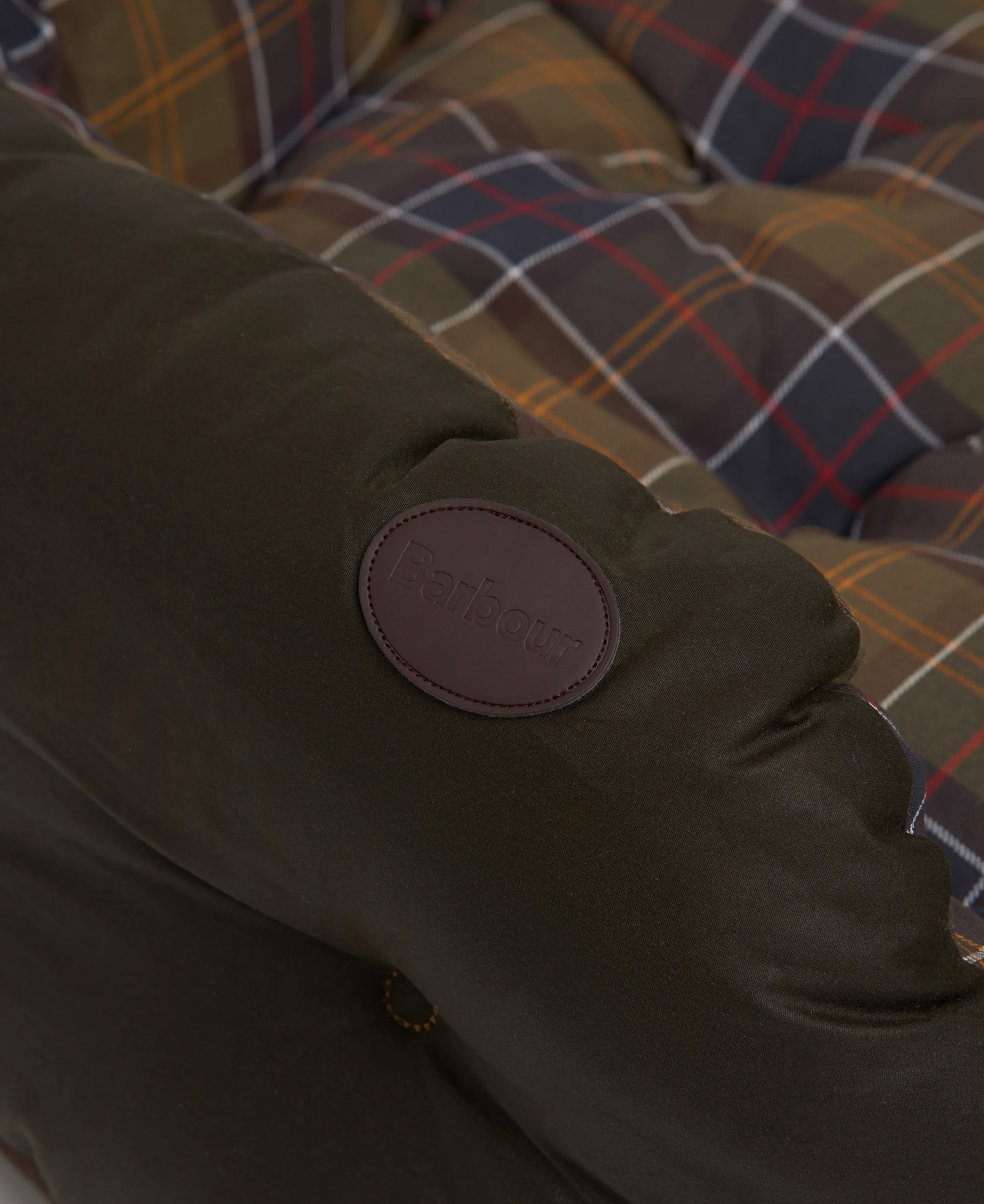 Barbour Wax Cotton Dog Bed