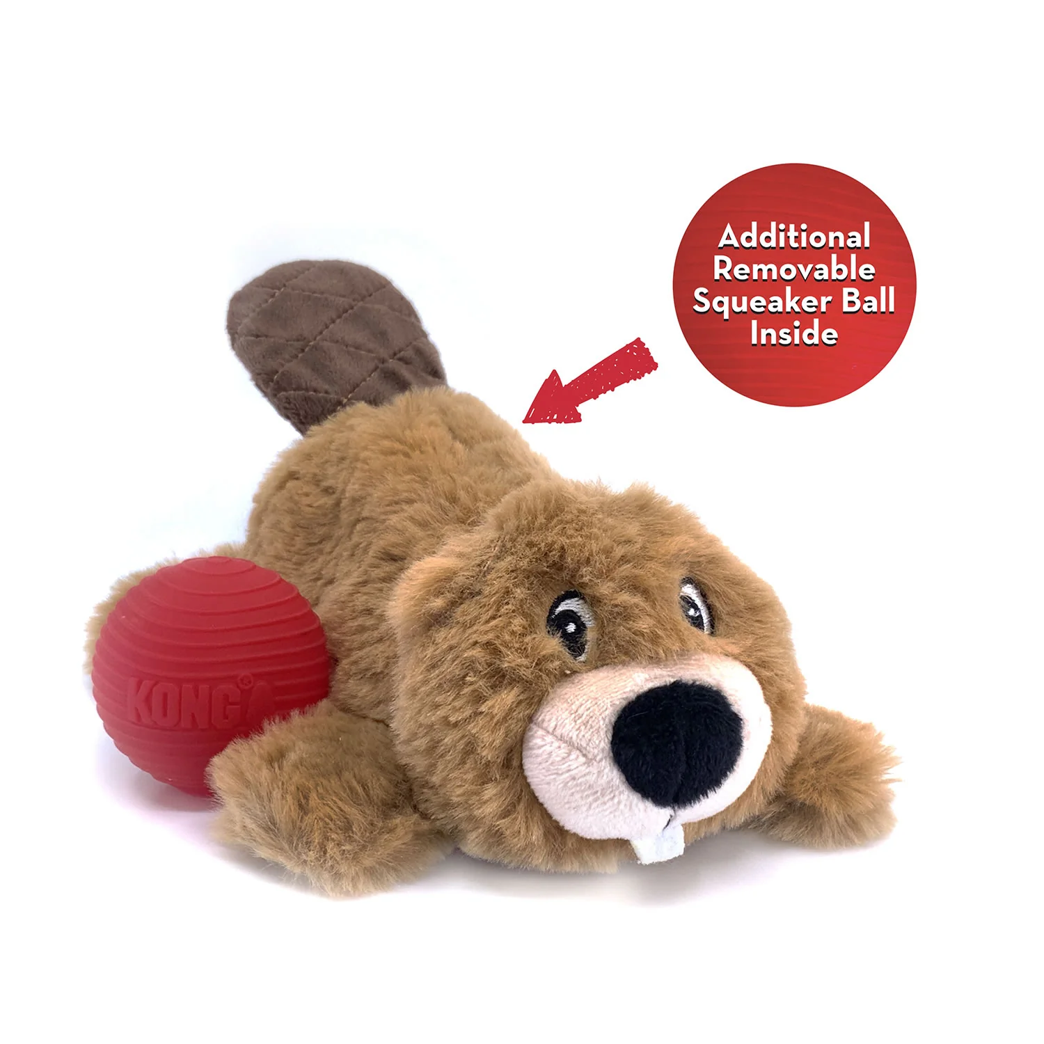 KONG Cozie Pocketz Beaver